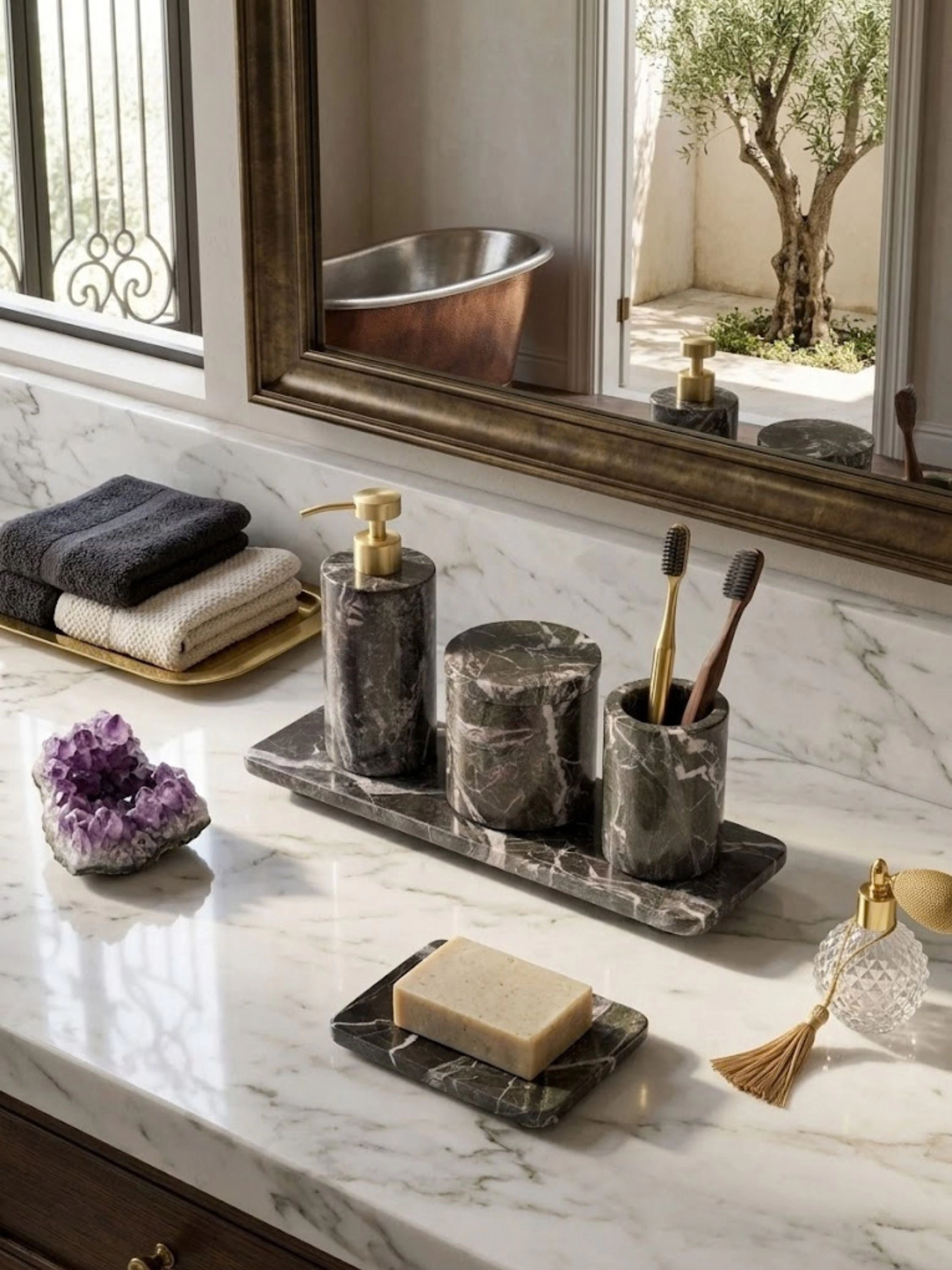 GAURI KOHLI Jardin Bath Accessories