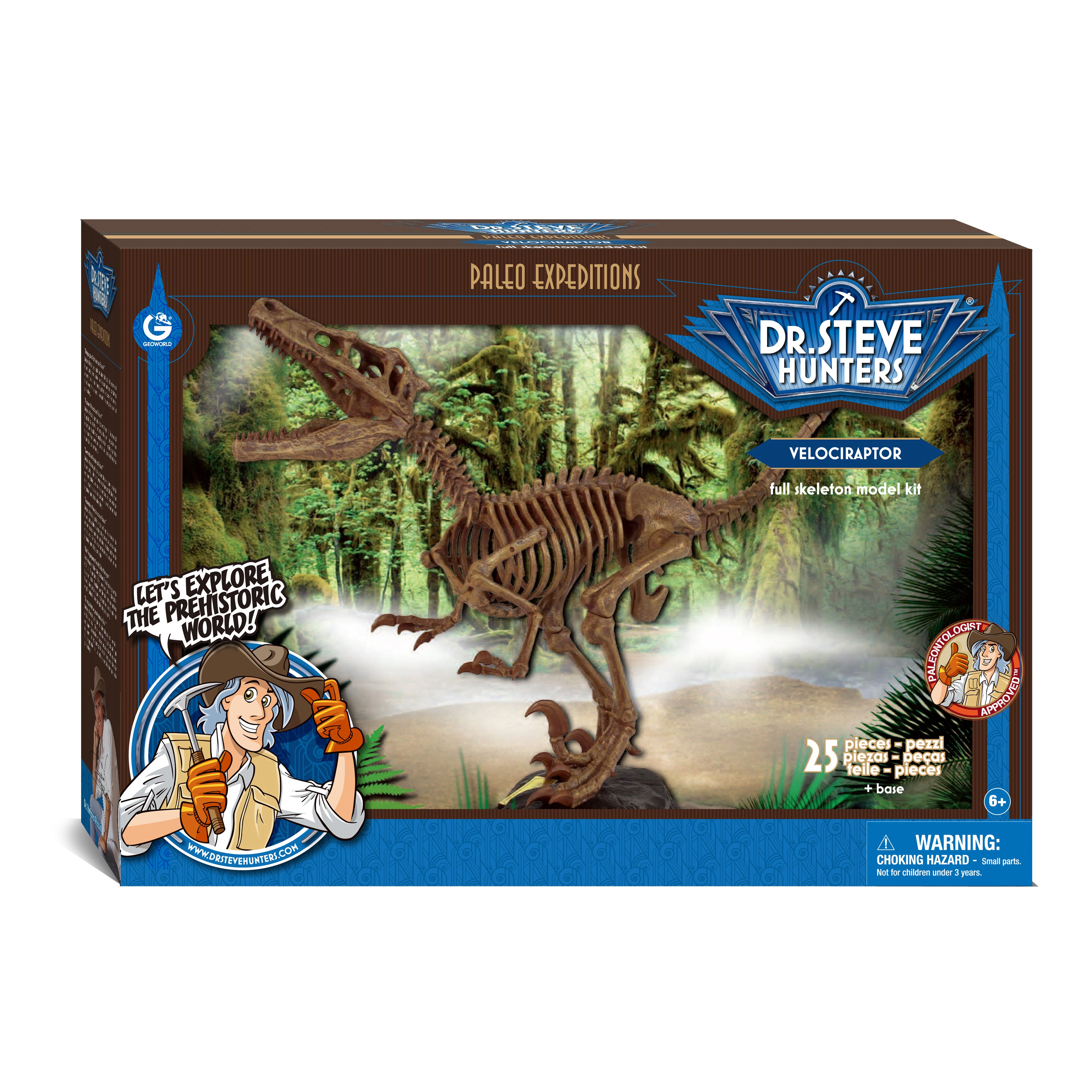 Geoworld - Paleo Expeditions - Velociraptor Kids Toy Set