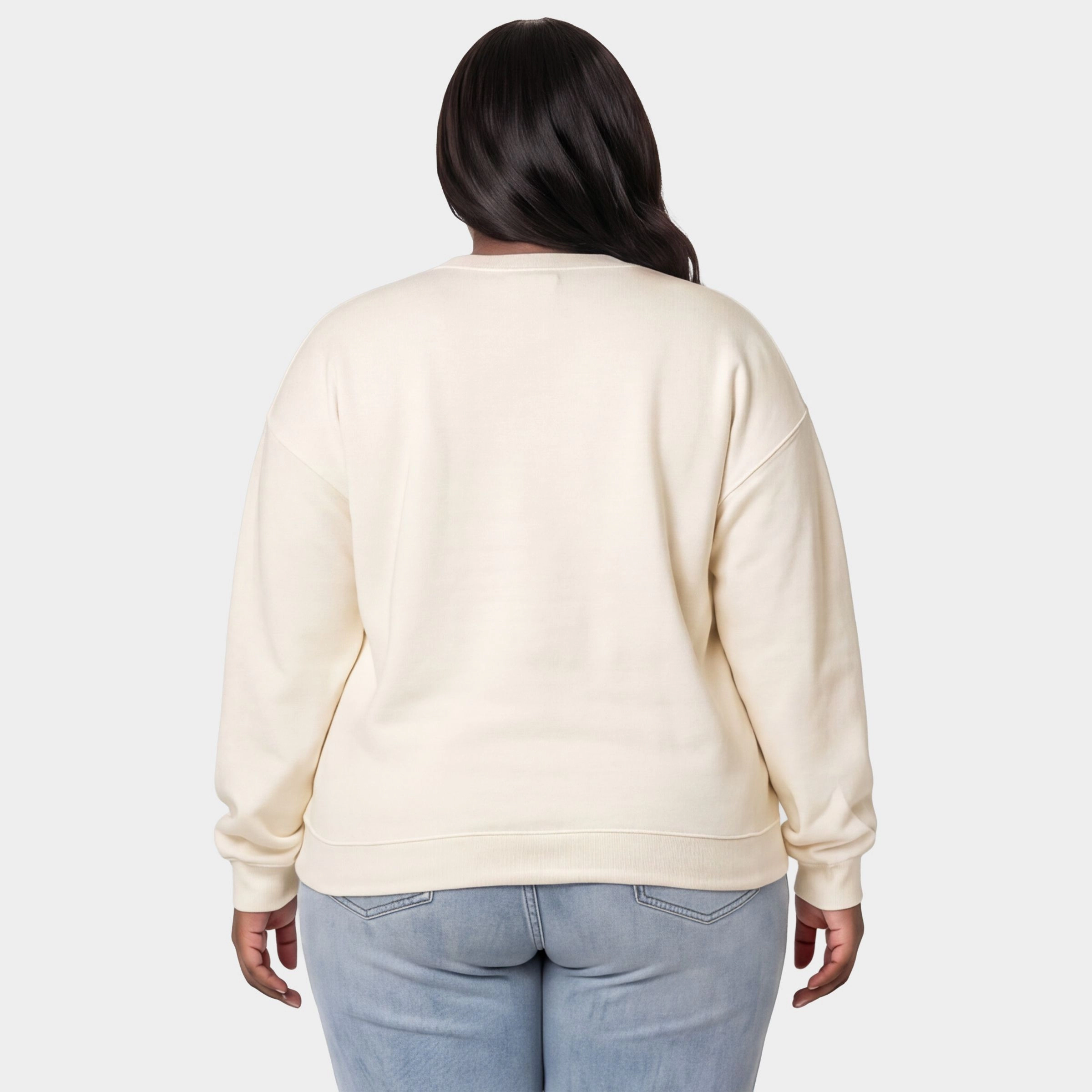 Simply Sage Market - Women's Plus Sized Graphic Sweatshirt Touch Down Horizontal Stripes