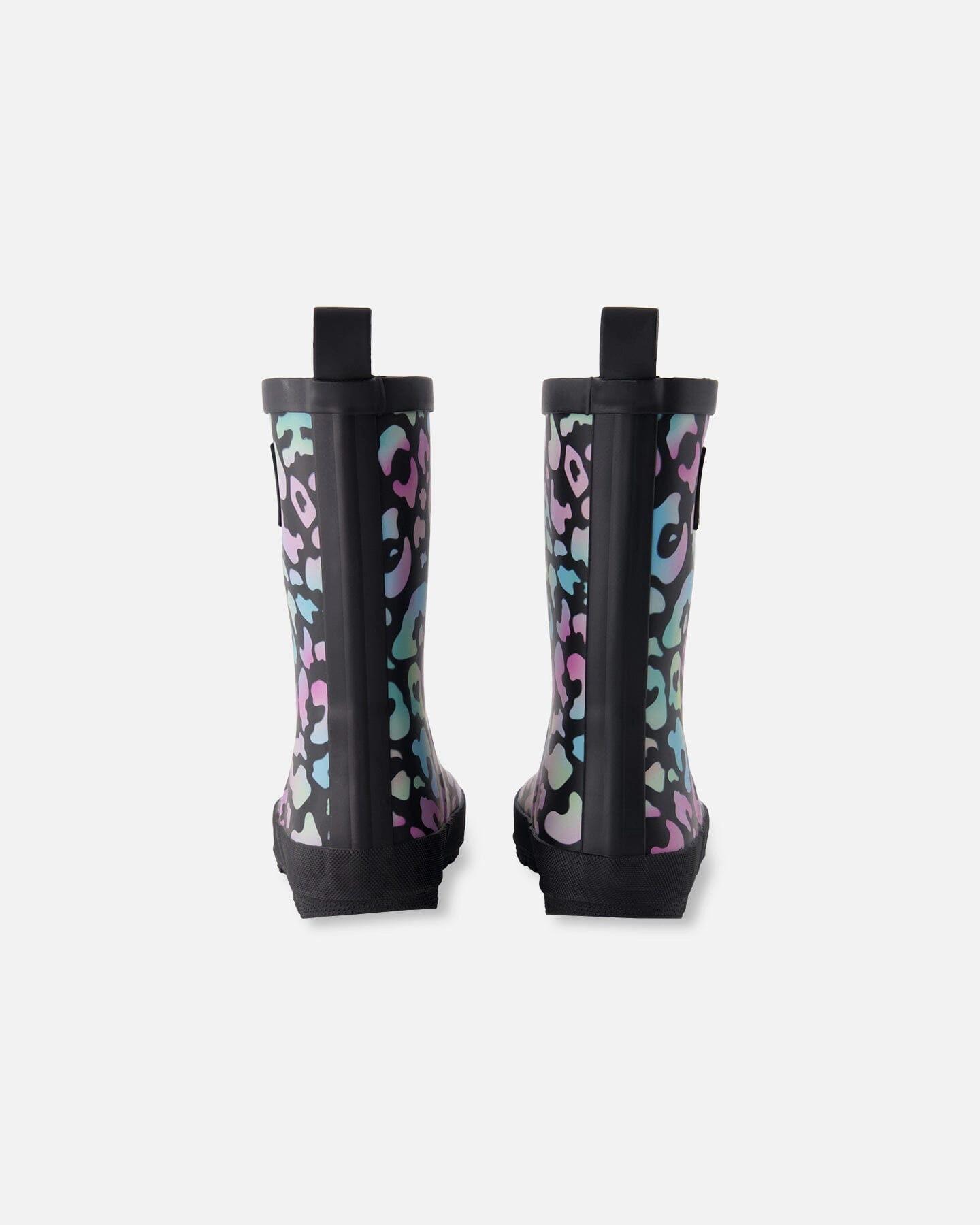 Deux par Girls Rain Boots Rubber Animal Print