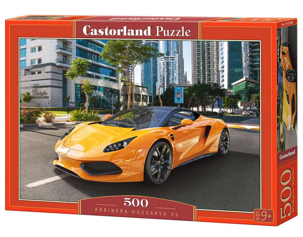 CASTORLAND 500 Piece Jigsaw Puzzle, Arrinera Hussarya 33, Fast car, Sport car, Sport puzzle, Adult Puzzles, B-52950