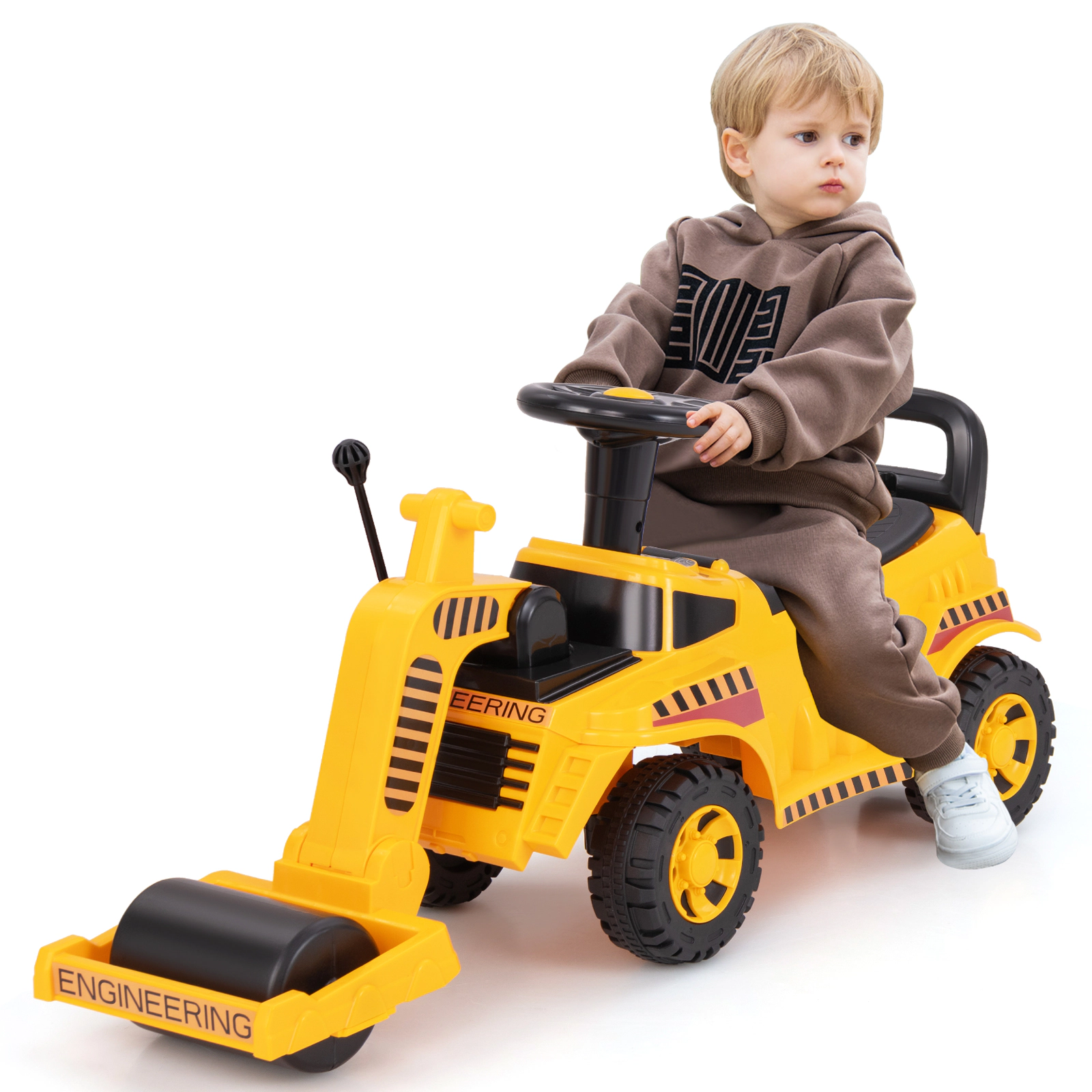 LJG Toddler Ride on Car with Adjustable Roller and
