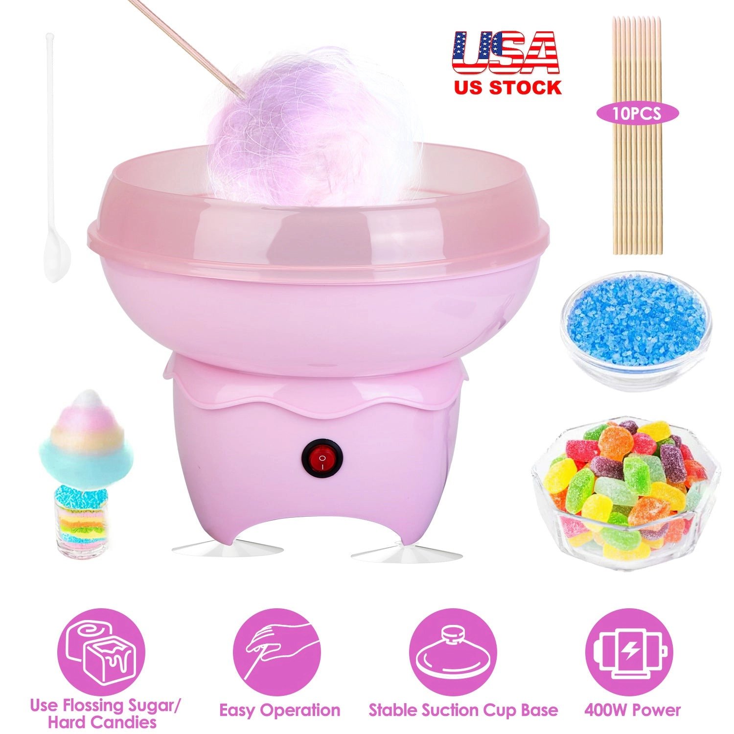 GBruno Electric Cotton Candy Maker Machine