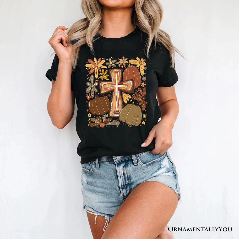 OrnamentallyYou Womens Fall Blessings T-Shirt