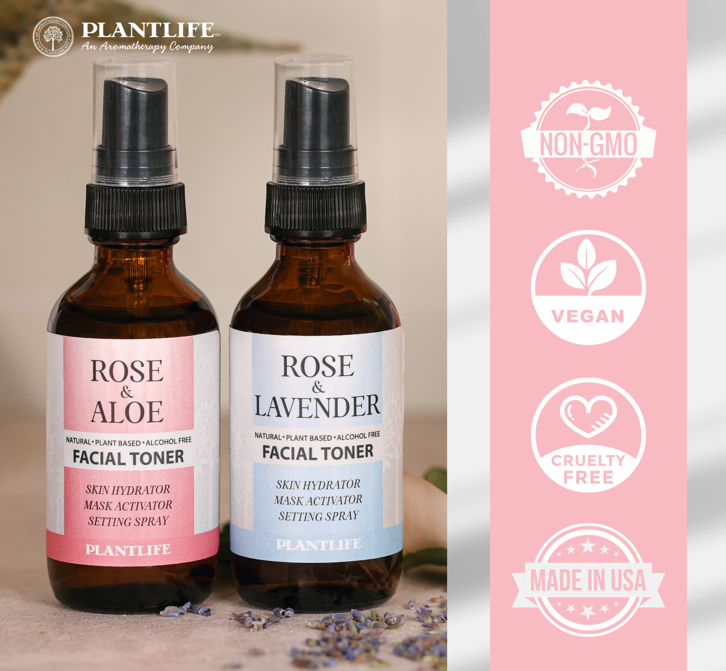 Plantlife Rose & Aloe Facial Toner