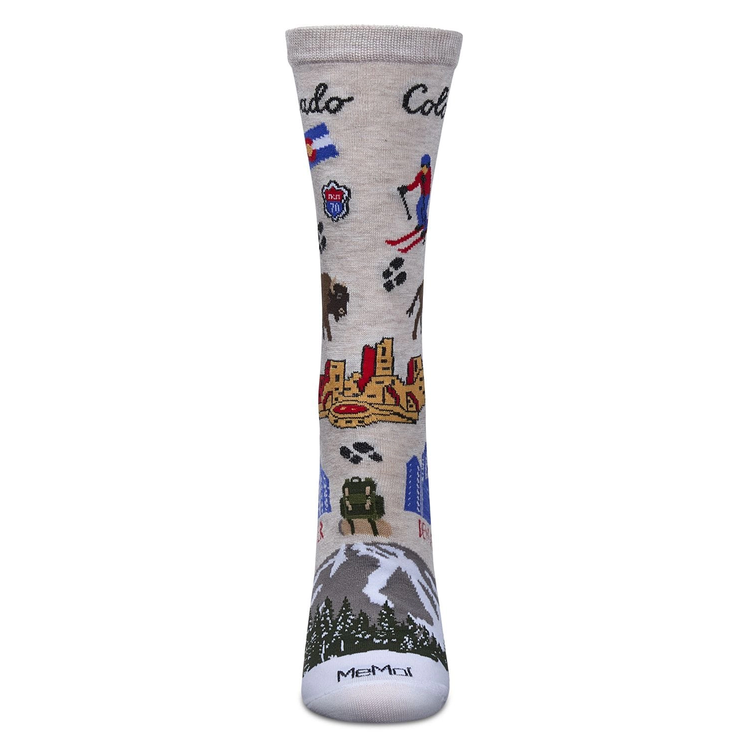 MeMoi Women's Colorado Rayon From Bamboo Crew Socks