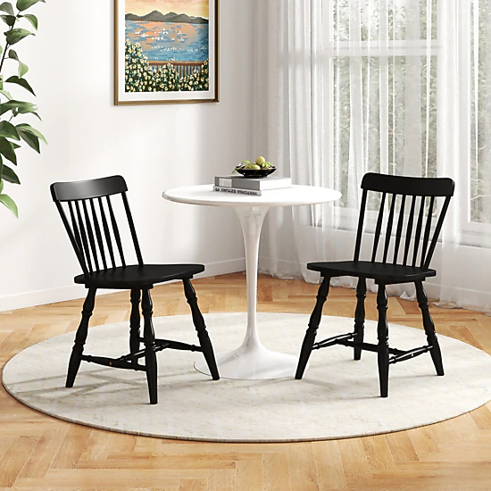 LJG Windsor Dining Chairs Set of 2 with Curved Spindle Back - JCPenney