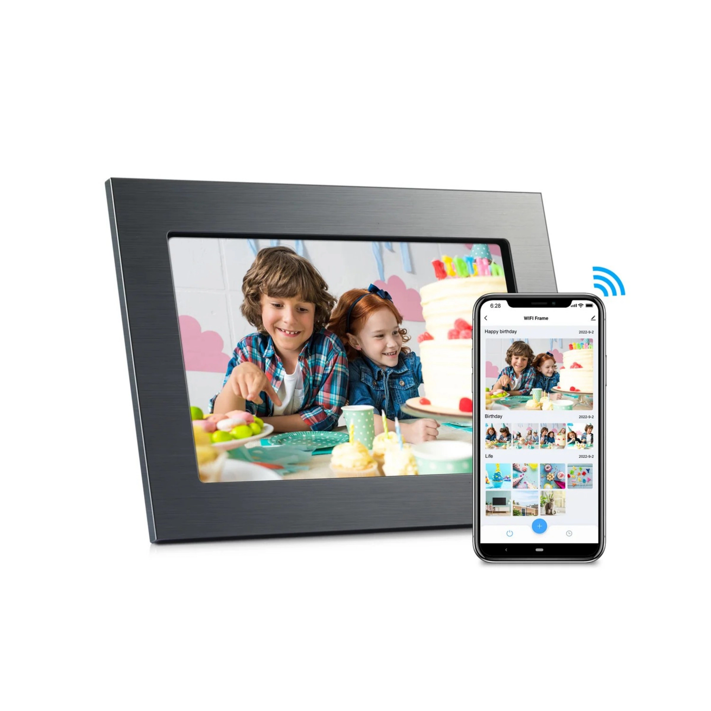 Eco4life 10.1" WiFi Digital Picture Frame Instant Photo Share