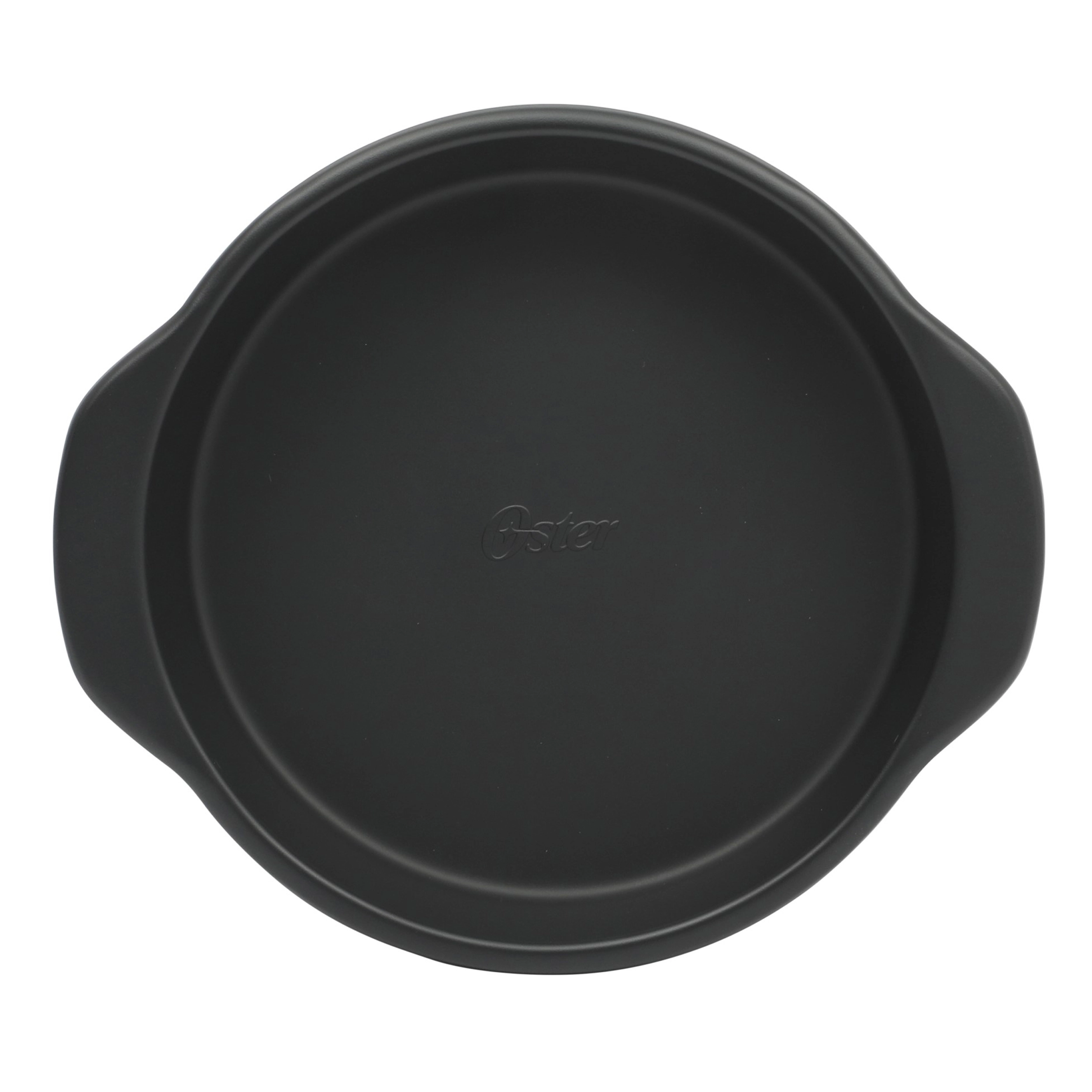 Oster Teston Platinum Collection 9 Inch Nonstick Carbon Steel Cake Pan in Matte Black
