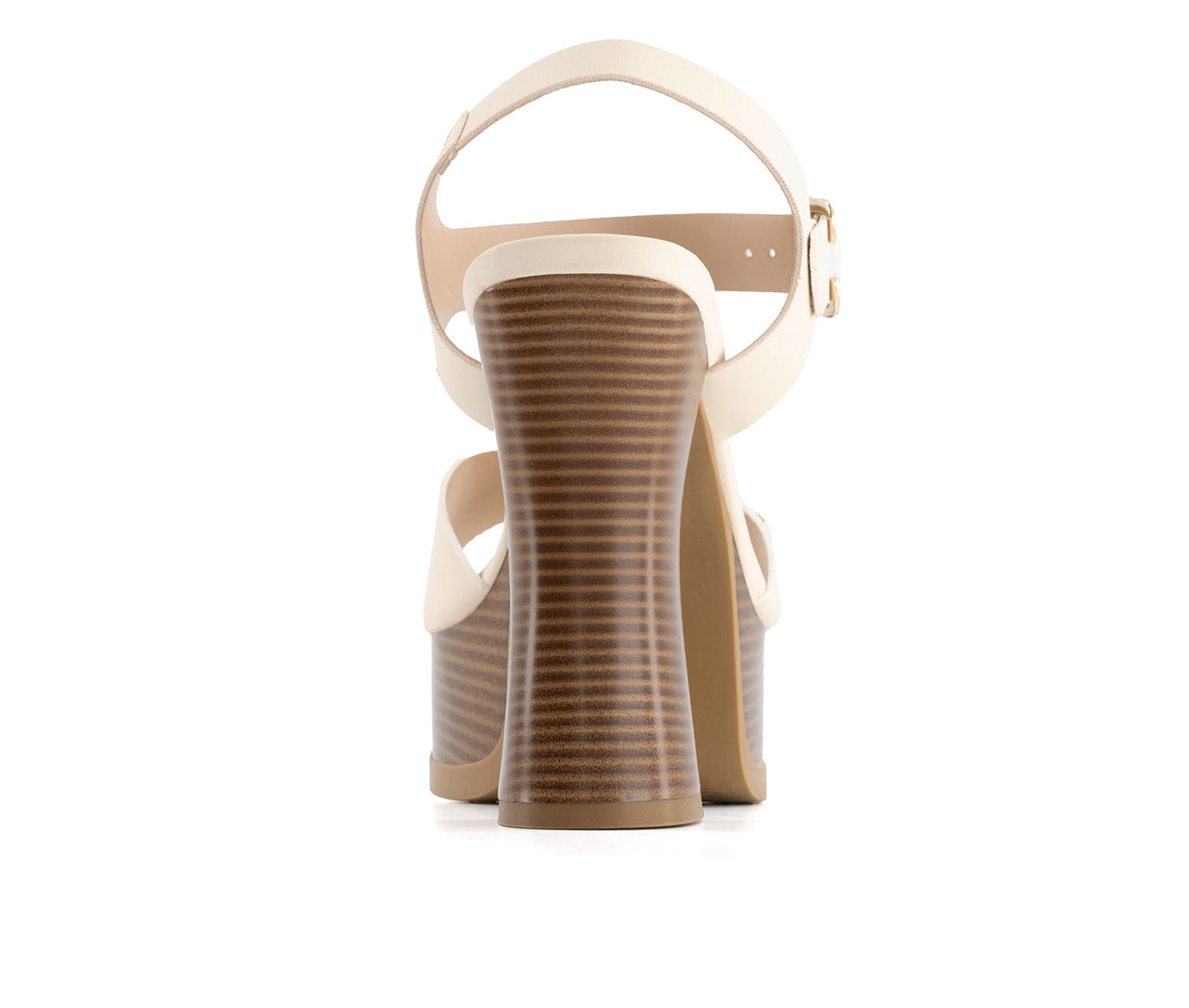 Andrea Womens Heeled Platform Ankle Strap Sandals