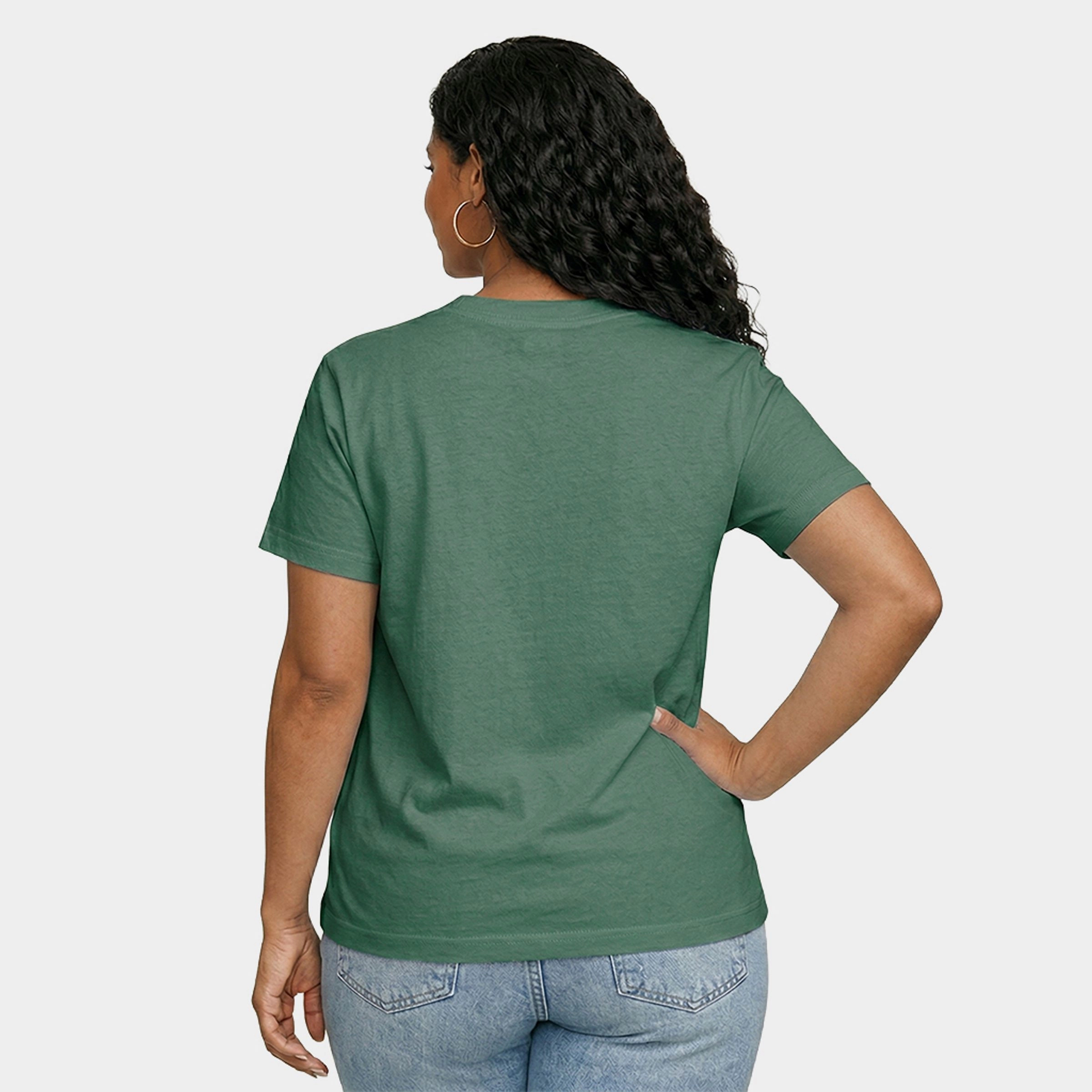 Simply Sage Market - Women's Relaxed Boxy Tee Pumpkin Season Pattern Stars