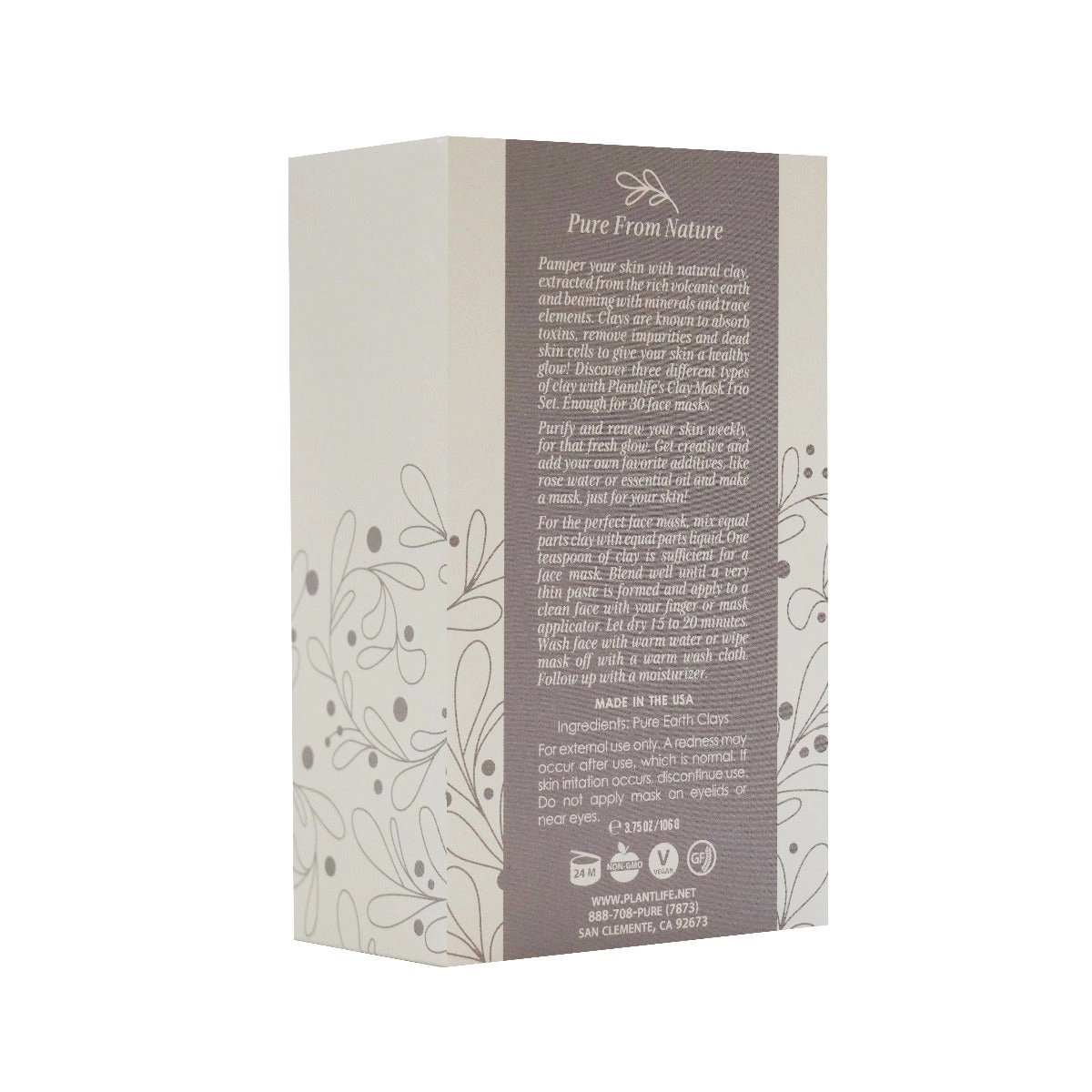 Plantlife Clay Mask Trio Set