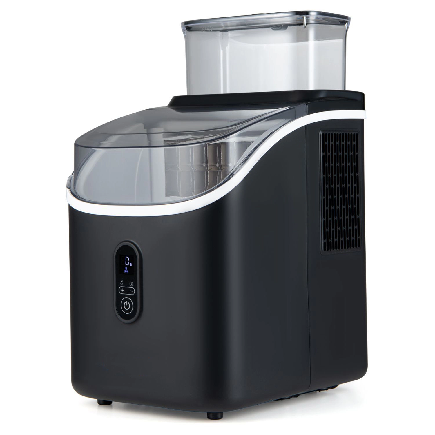 SlickBlue Black Countertop Cube Ice Maker, 34 Lbs Daily