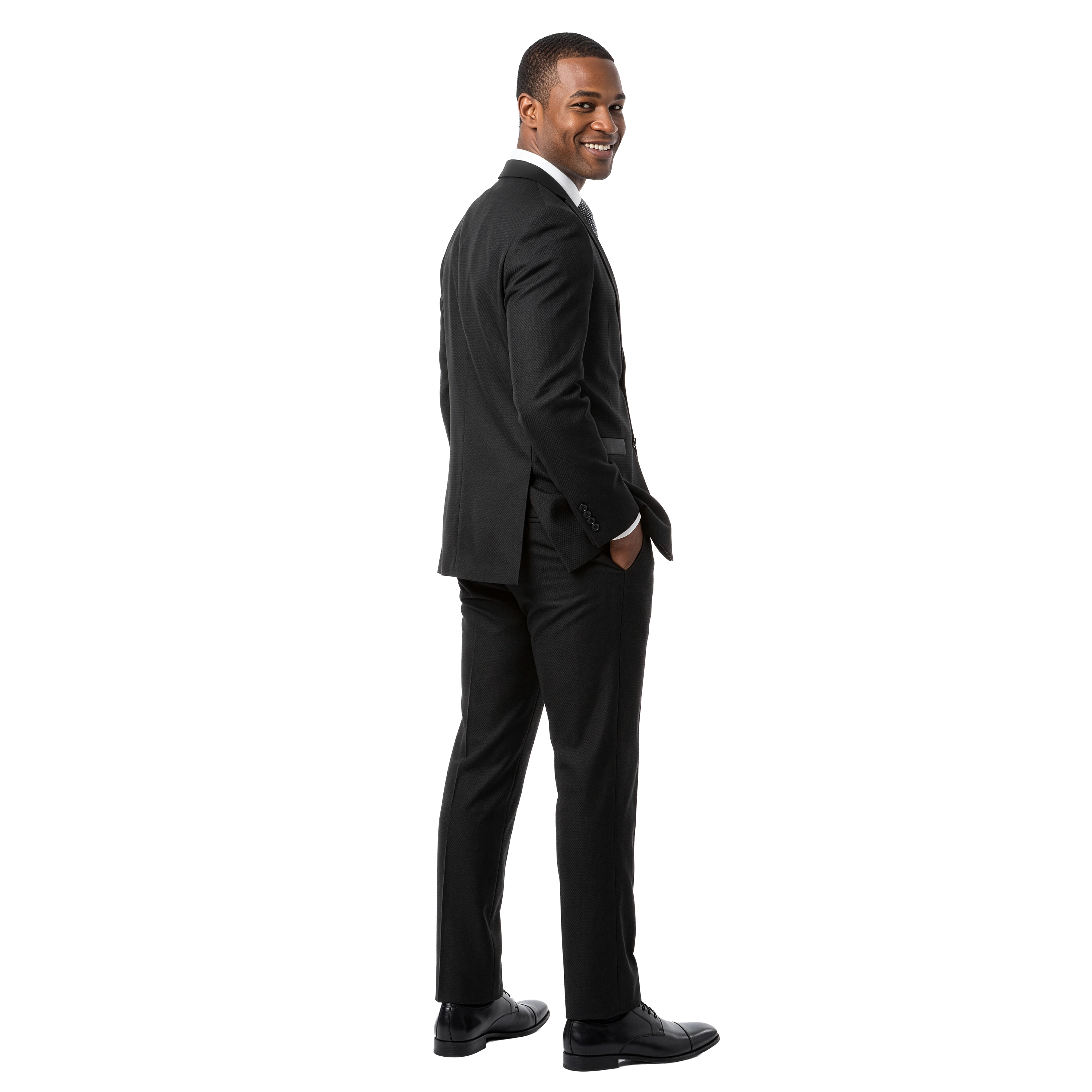 Tazzio Mens Slim Fit 2Pc. Suit Set, Nailhead Pin Dot Fabric