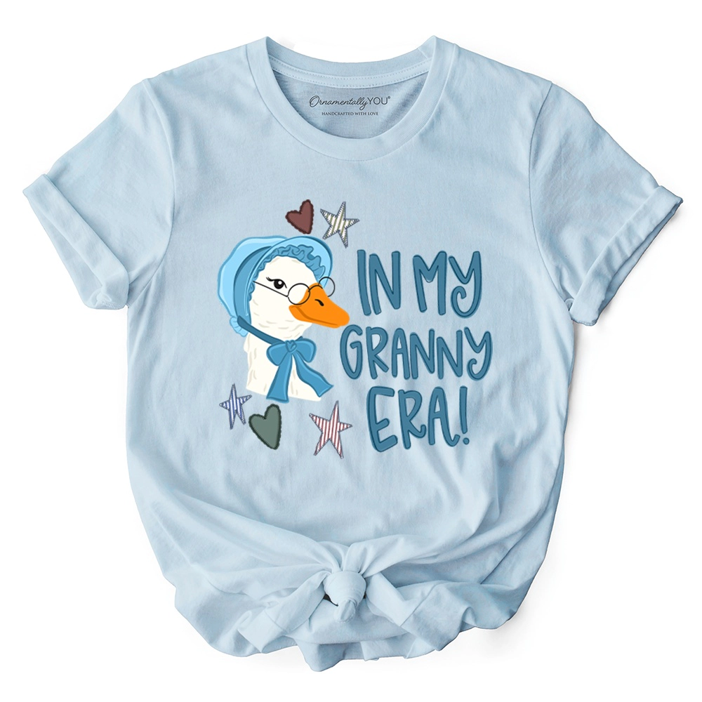 OrnamentallyYou Womens My Granny Era Goose T-Shirt