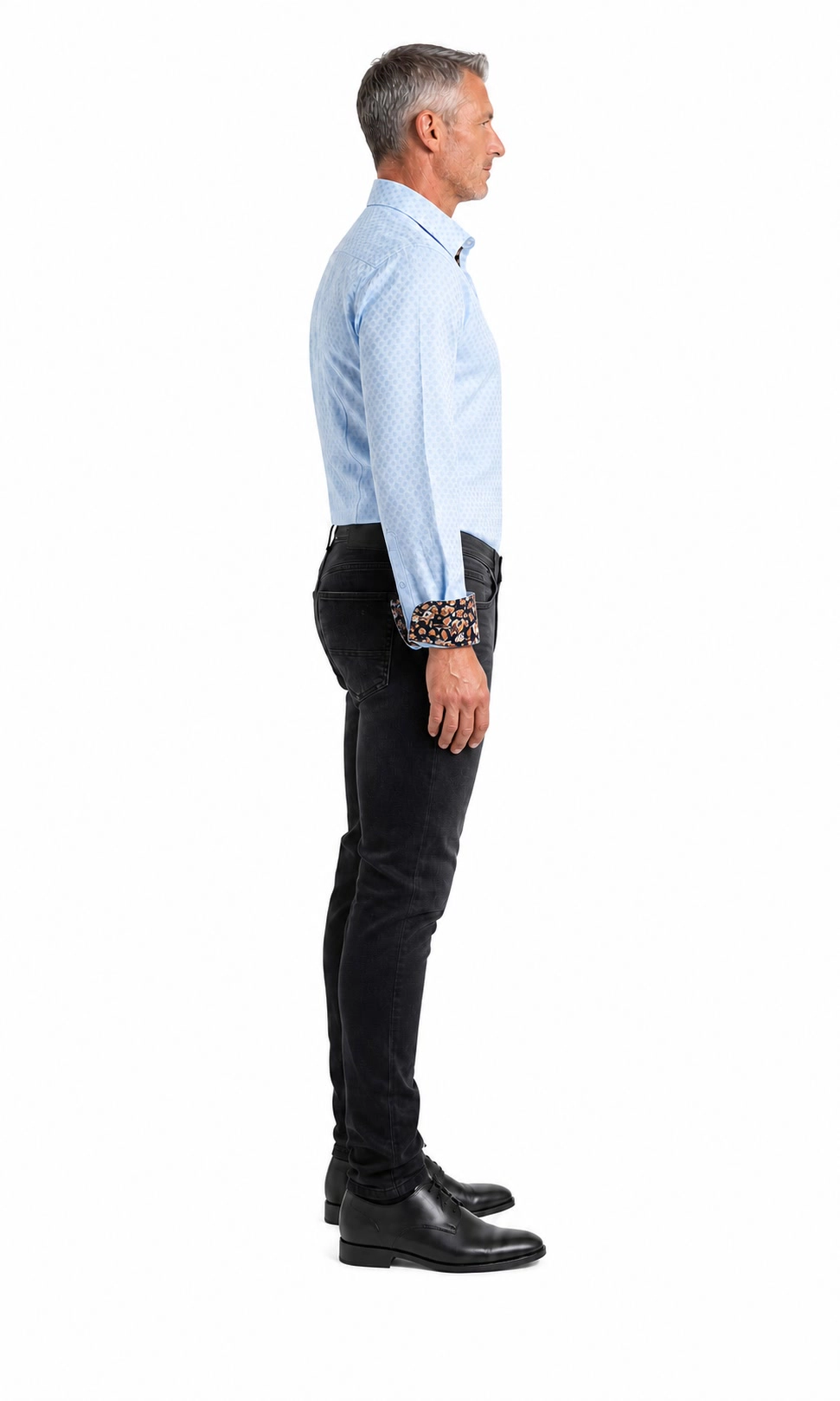 Elie Balleh Slim Fit Mens Jacquard Dot Button-Down Shirt