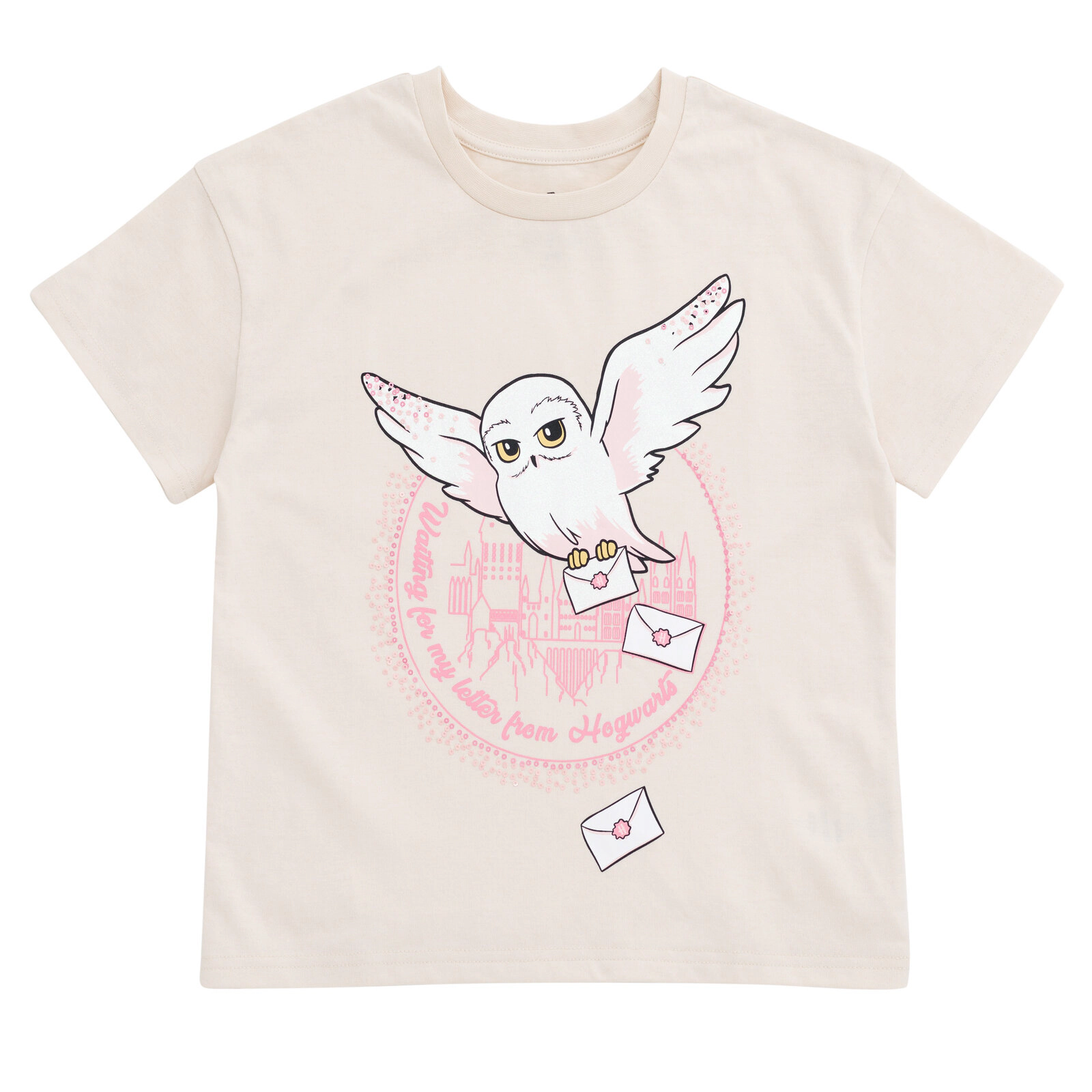 Harry Potter Hedwig Girls' 2-Piece T-Shirt and Bike Shorts Set