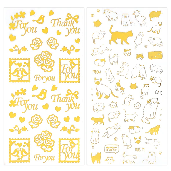 Wrapables Decorative Transparent Clear Film Stickers for DIY Crafts ...