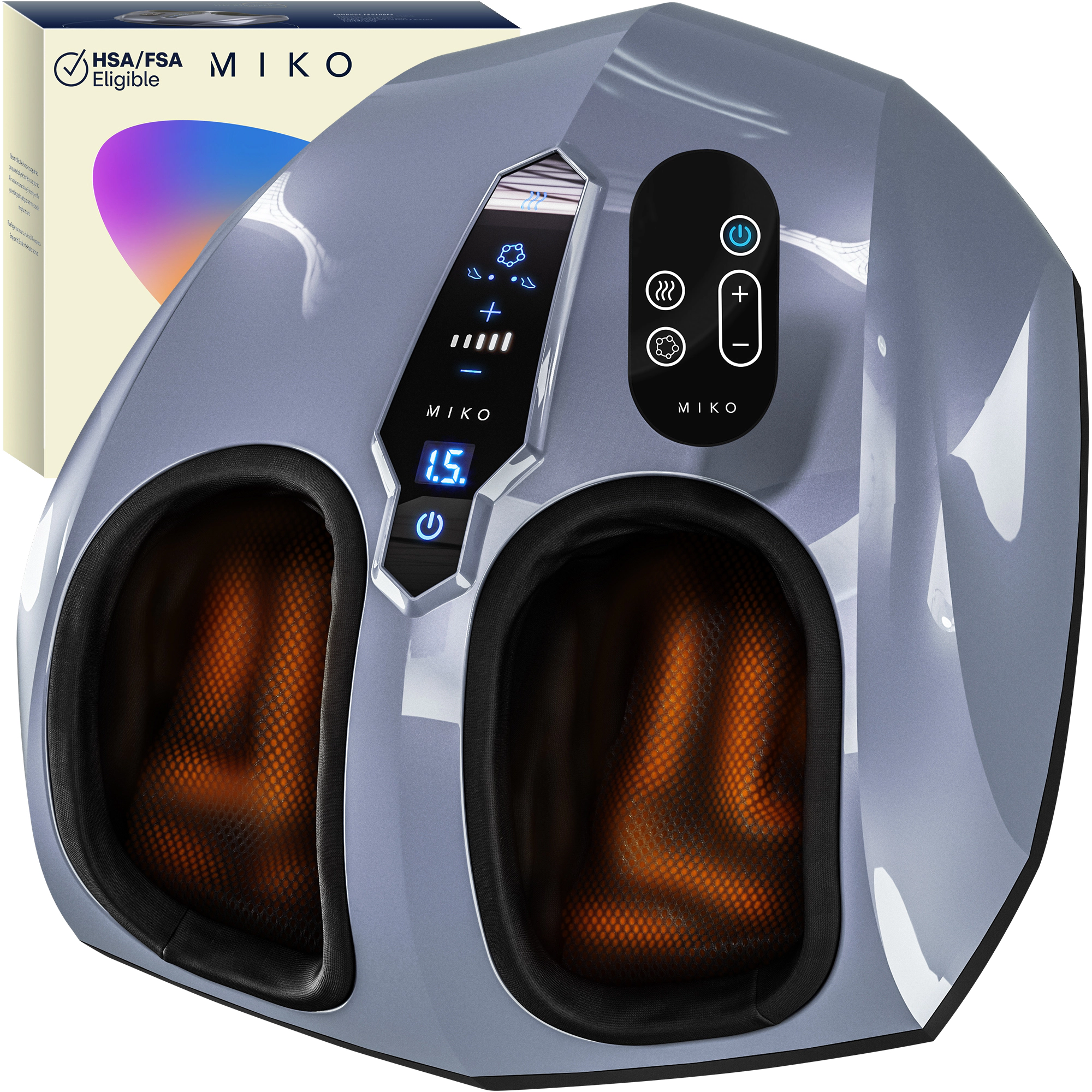 Miko Shiatsu Foot Massager Machine With Multiple Functions and Heat