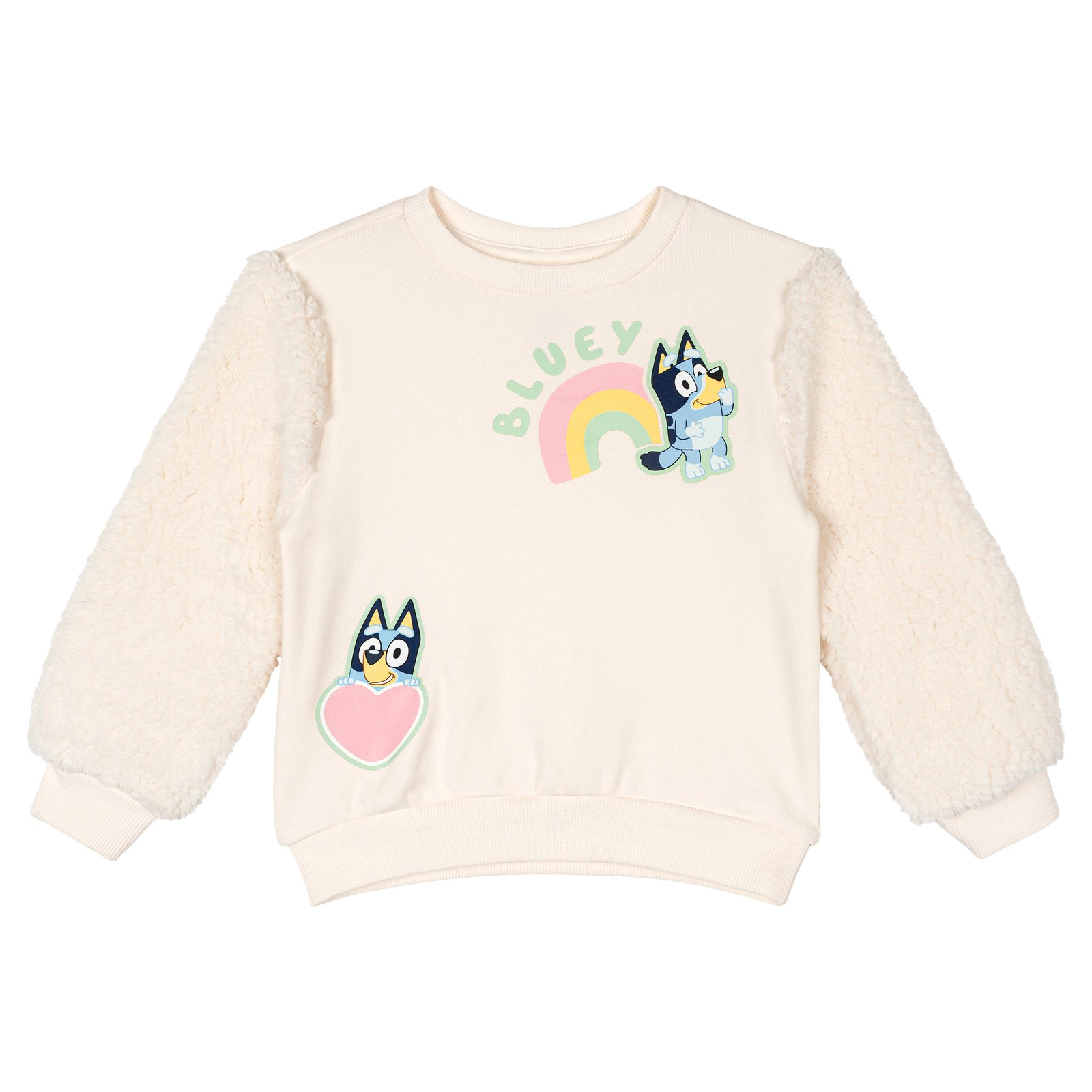 Bluey Girls' 2-Piece Fleece Sweatshirt and Leggings Set
