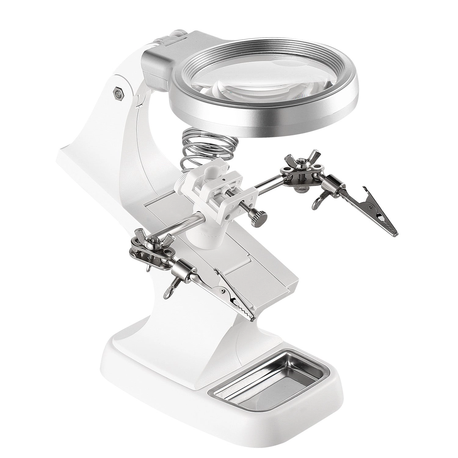 GBruno LED Magnifying Glass With Helping Hands Stand