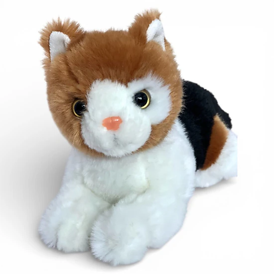 Auswella® Plush Doodle Calico Kitten – 10 Inch Soft Stuffed Cat Plush