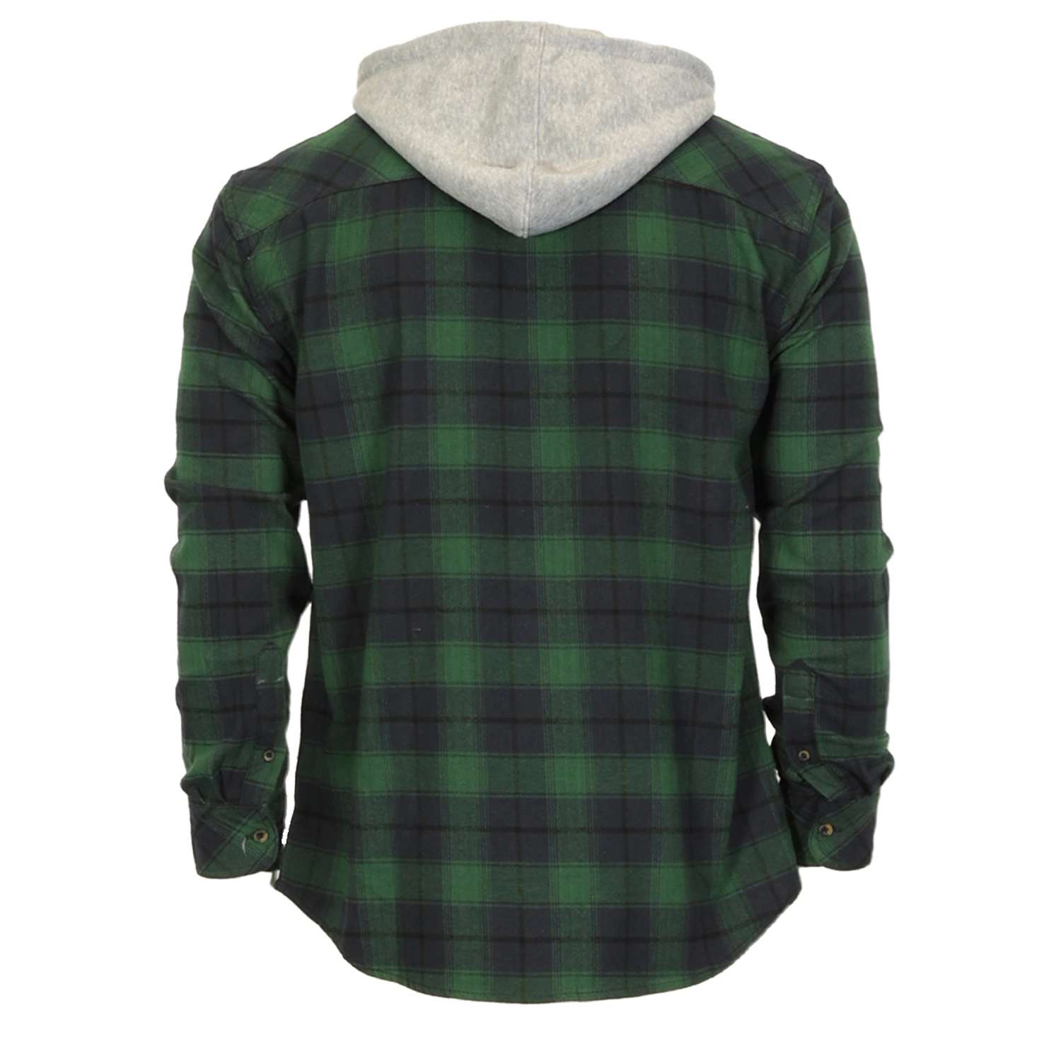 Gioberti Men's Removable Hoodie Flannel Shirt