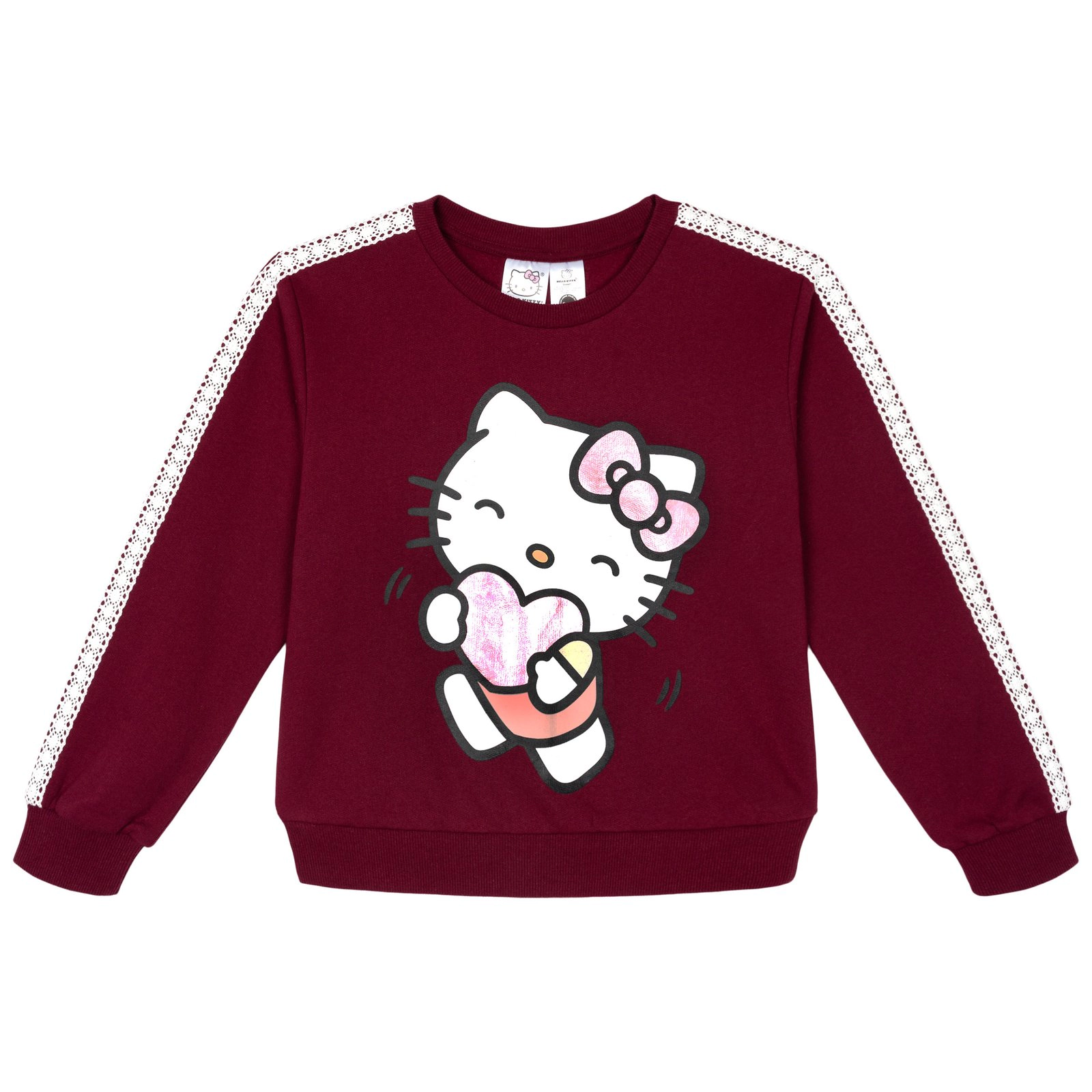 Hello Kitty Girls' Fleece Sweatshirt and Pants Set