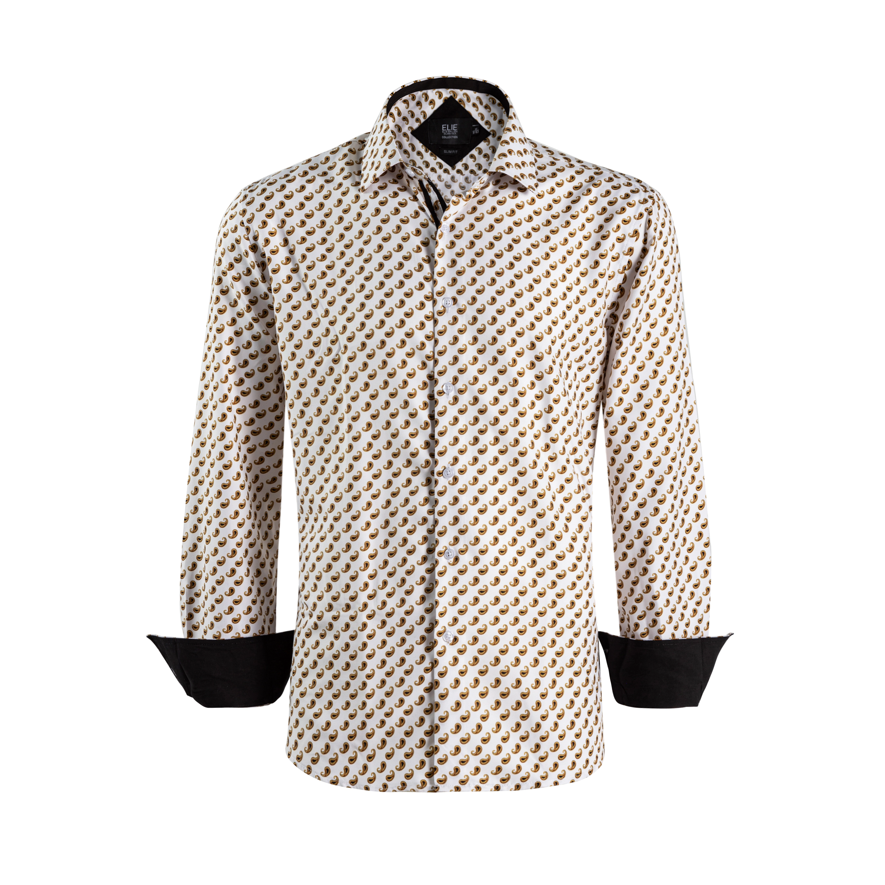 Elie Balleh Boys Slim Fit Boys' Paisley Button-Down Shirt