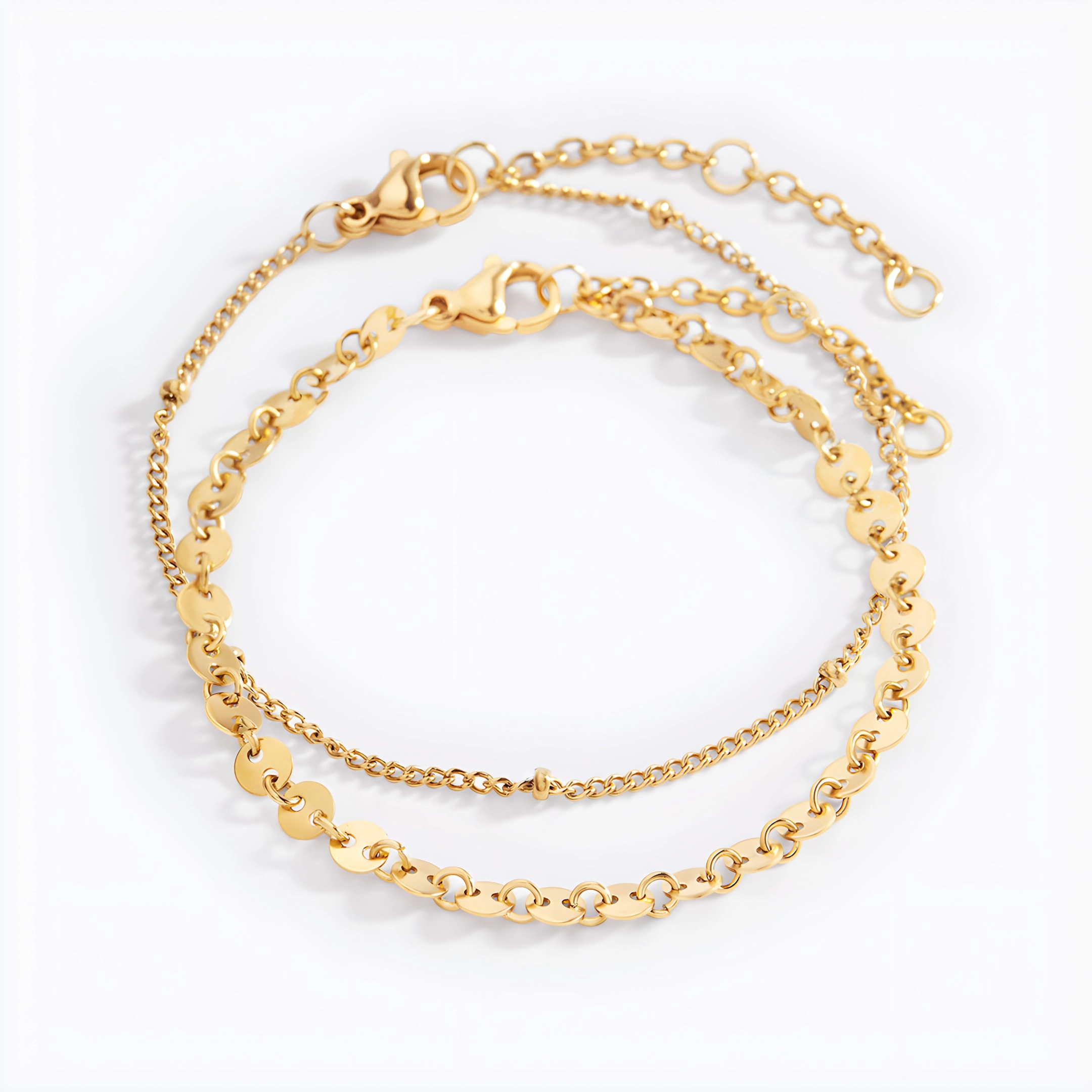 Mint & Lily Women's Poppy Stacking Bracelet Set