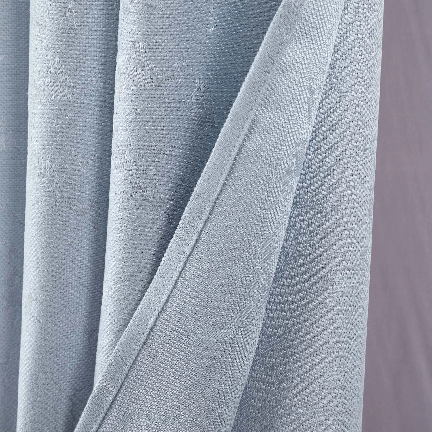 RT Designer Collection Cosmo Shimmer Jacquard Grommet Curtain Panel 54" x 84" Silver