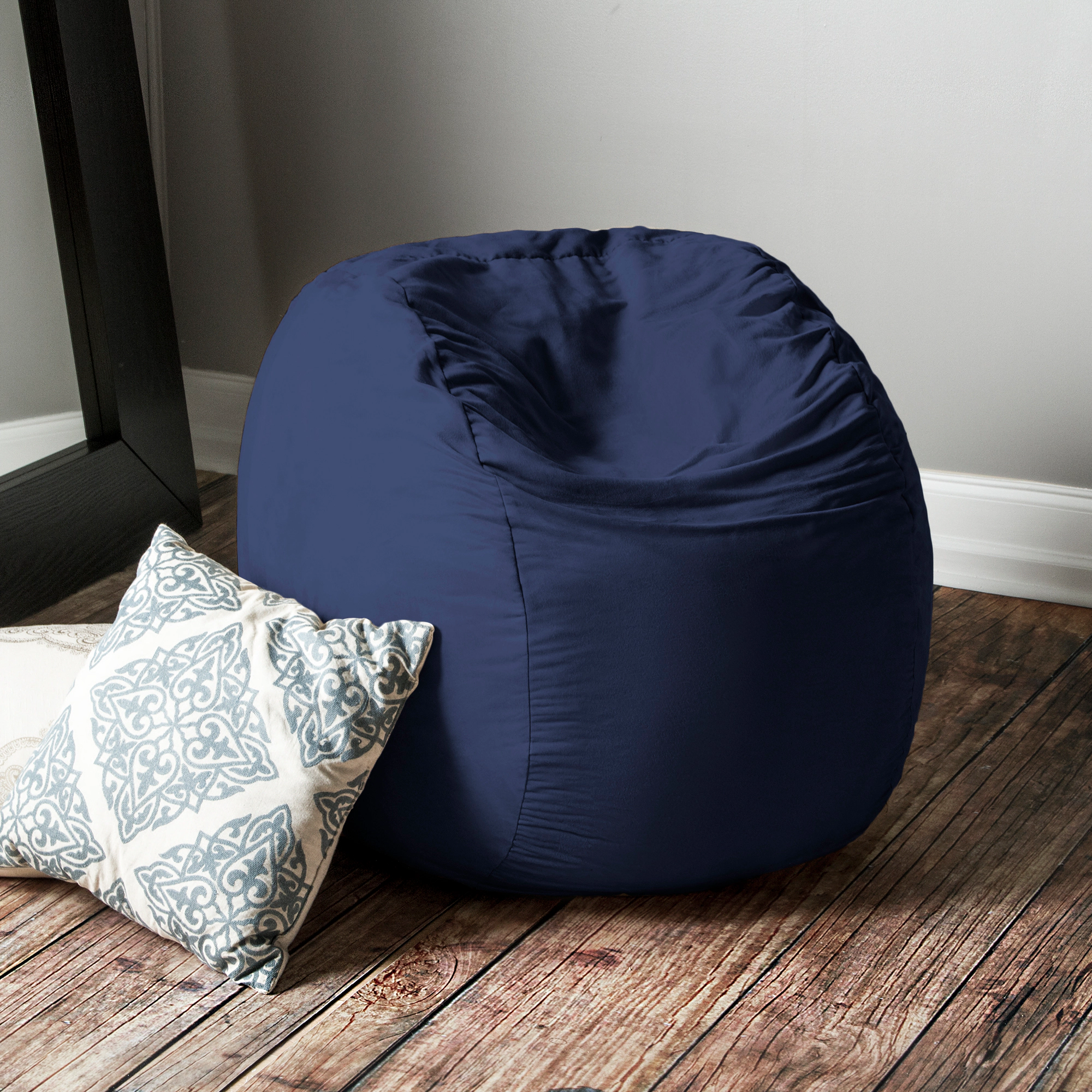 Jaxx Saxx 3 Foot Bean Bag Chair with Removable Cover