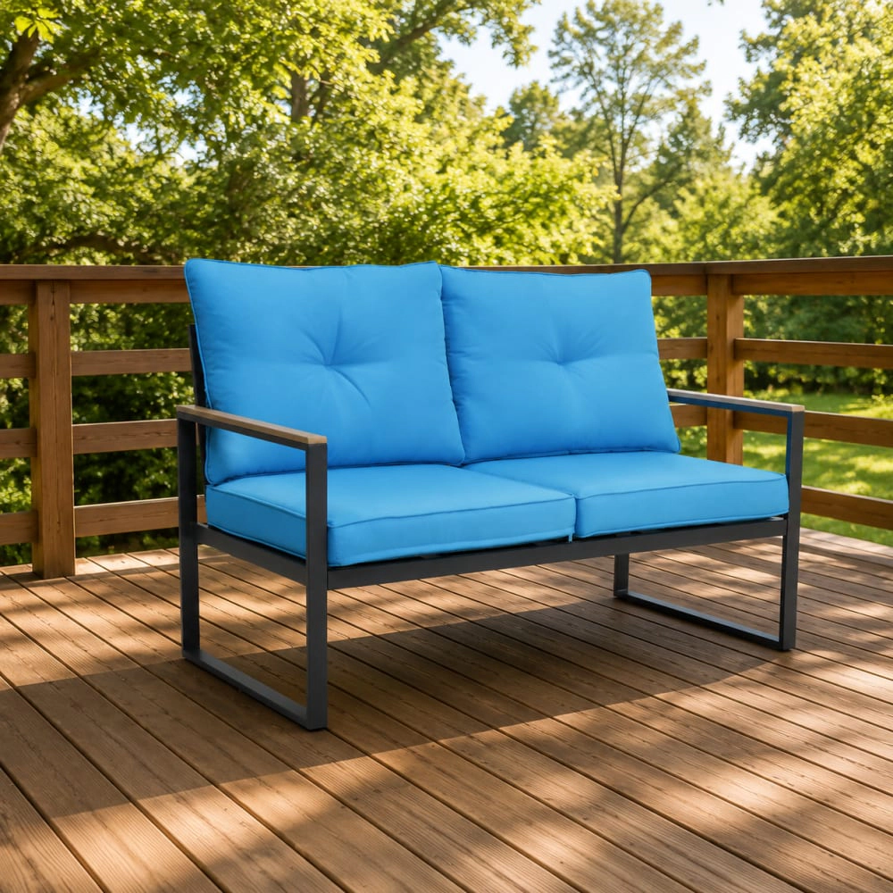 WOW PIONEER Single Seat Outdoor Patio Bench