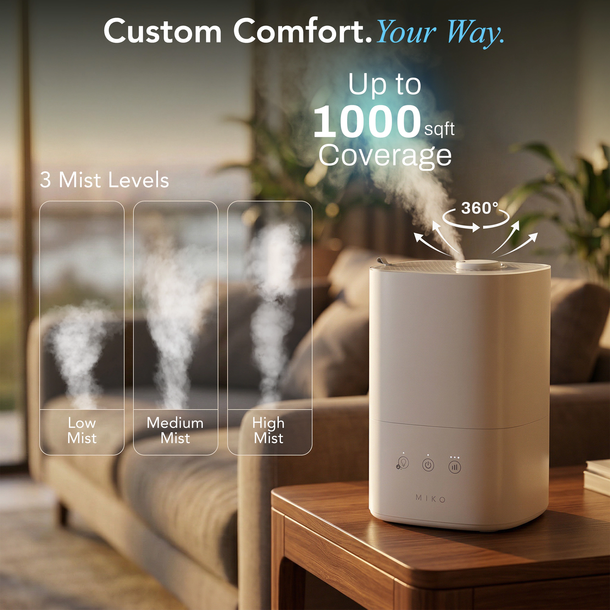 Miko Breeze Cool Mist Humidifier