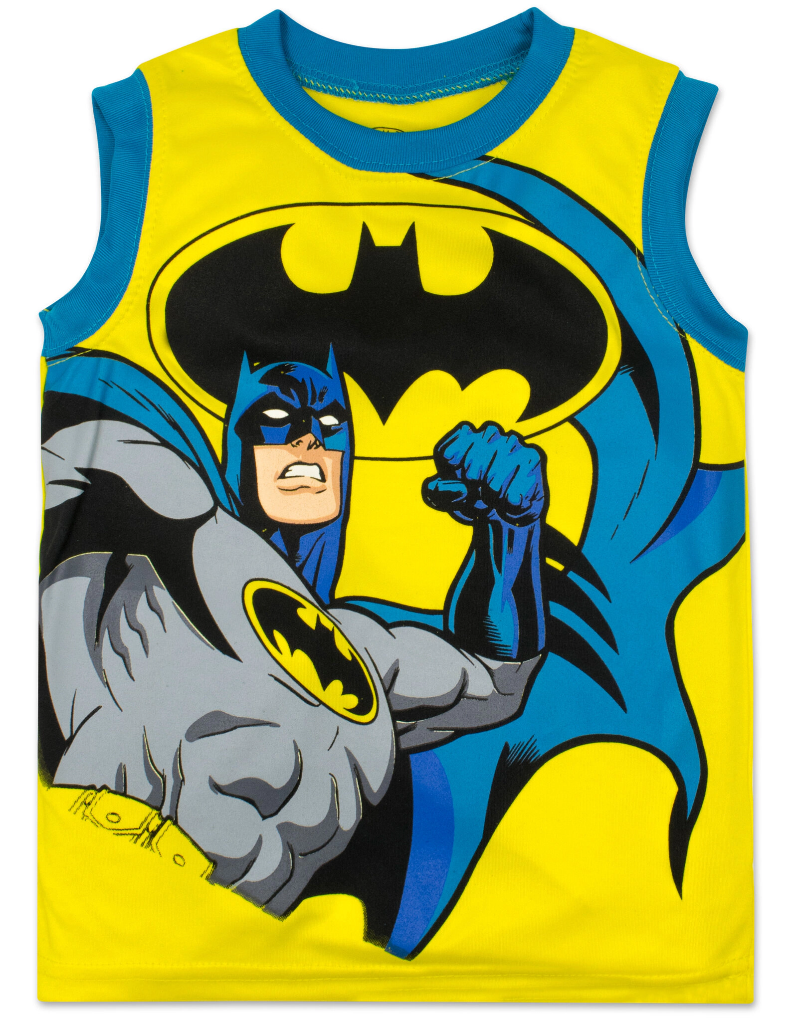 DC Comics Justice League Batman Boys' Athletic Tank, T-Shirt and Shorts Set