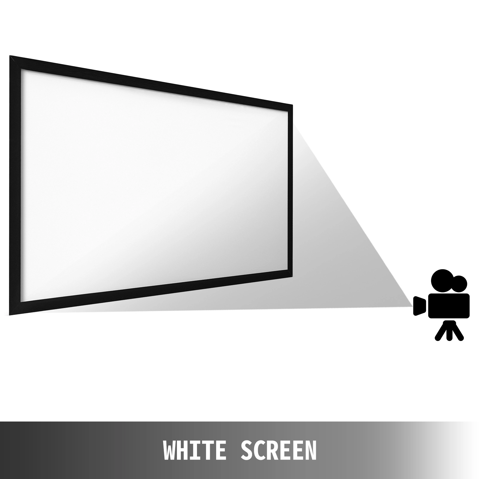 HONGGE Big gonal 16:9 HD Projector Screen Home Theater Outdoor Use