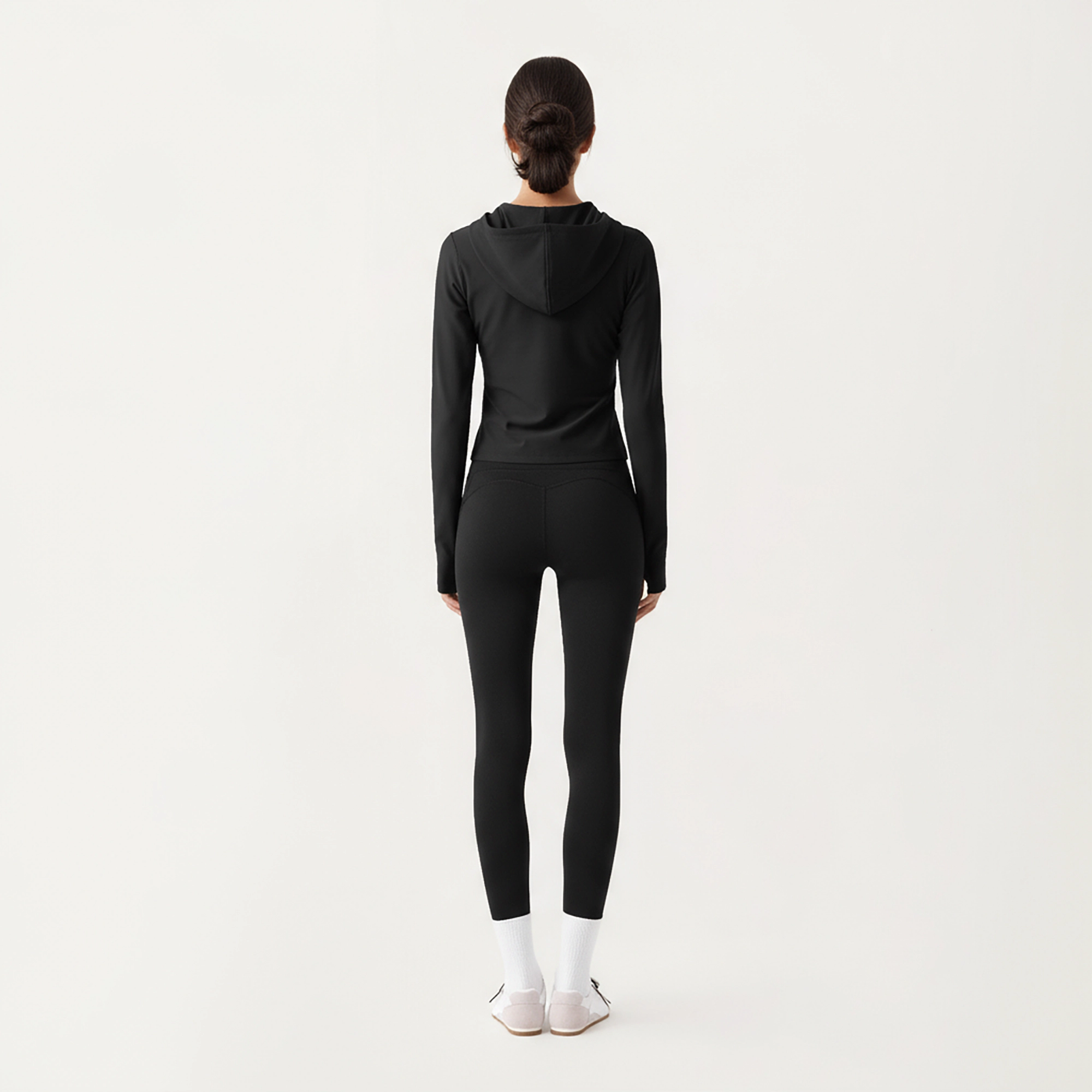 Anna-Kaci Women's Long Sleeve Zip-Up Hoodie Jacket with Contoured Fit and Thumbhole Cuffs