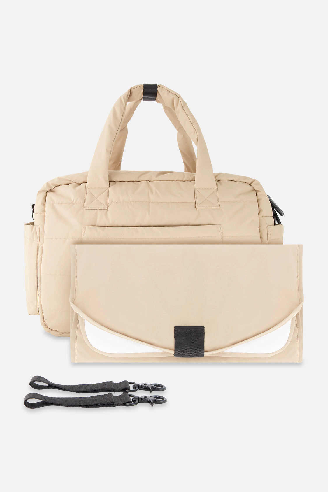 Deux par Unisex Water-Repellent -Compartment Diaper Bag with Changing Mat