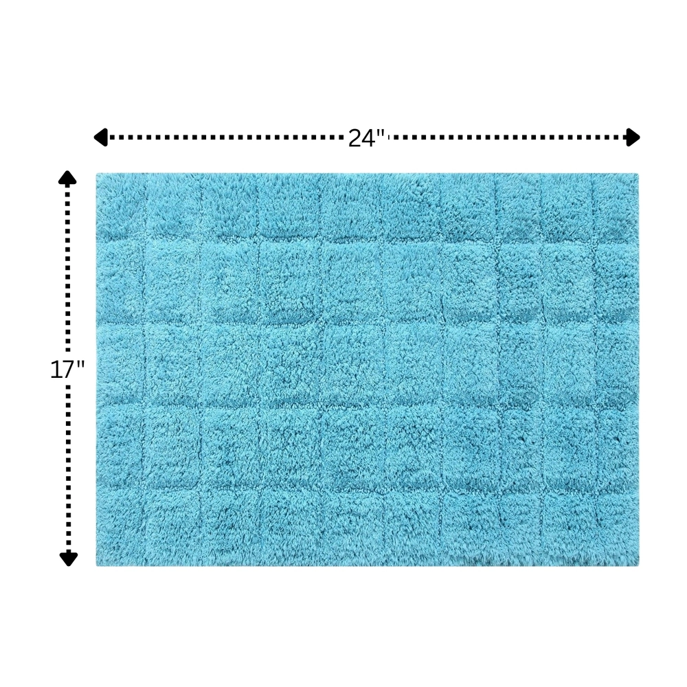 Knightsbridge Summer Tile 220 GSF Non Skid Back Bath Rug