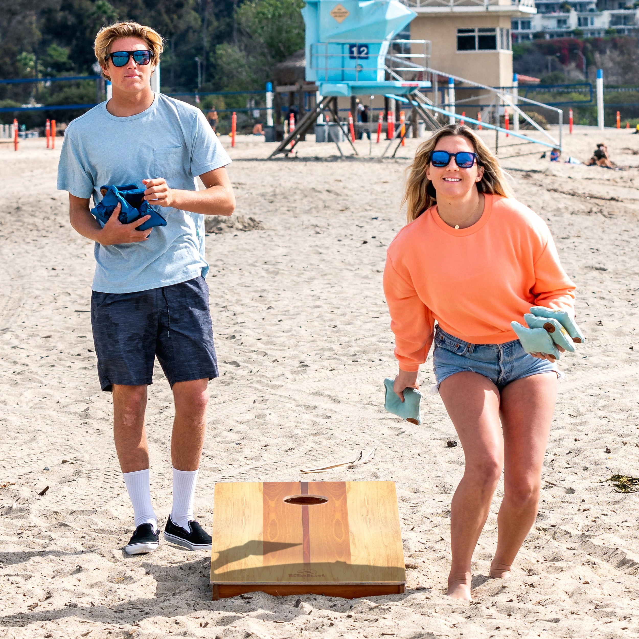 Elakai Woody Mahogany Pathfinder Cornhole Boards