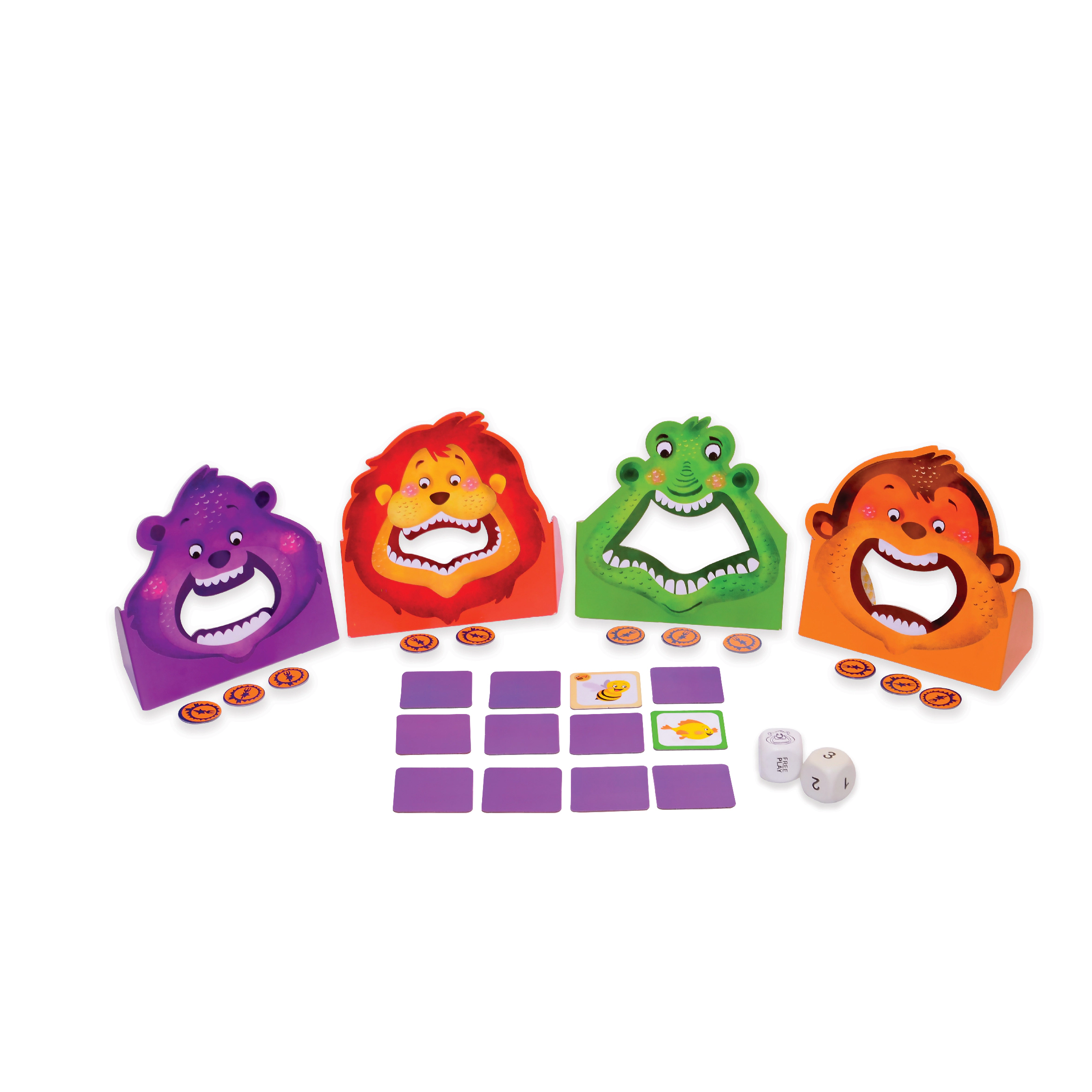 Chalk & Chuckles Hungrrrry Four Game - 2 or More Players