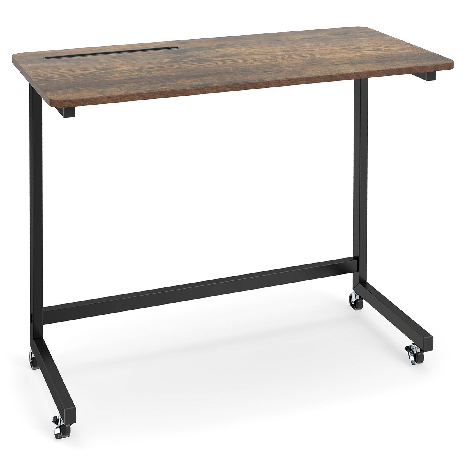 SlickBlue Over Bed Laptop Table with C Shape Rolling Design