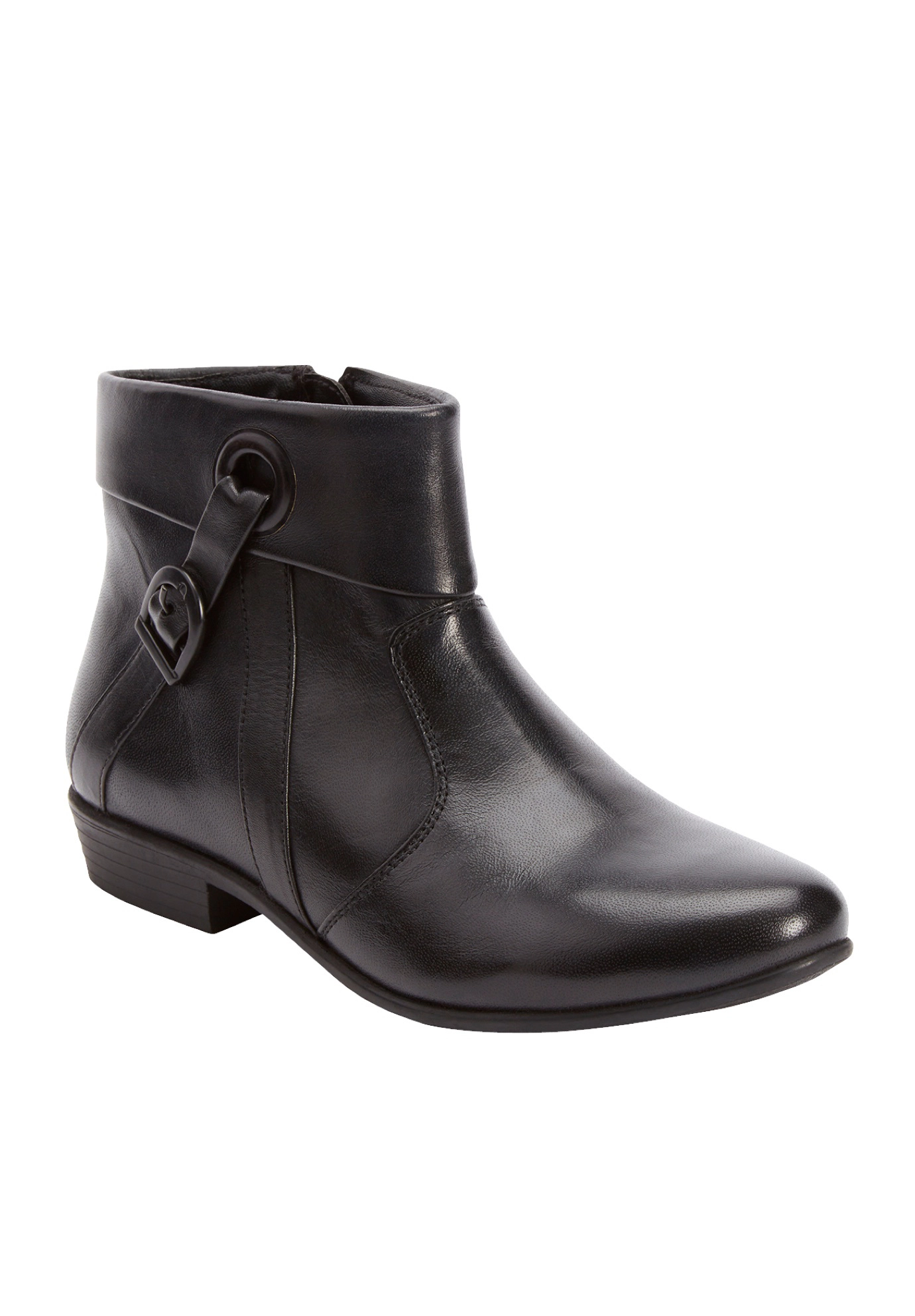 Comfortview Women's The Terri Leather Bootie