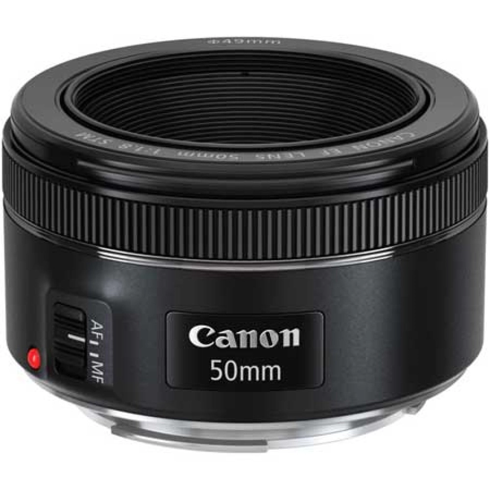 Canon EF 50mm f1.8 STM (0570C002) + Canon EF 75-300mm III (6473A003) Combo Lens Bundle + AOM Starter Kit -