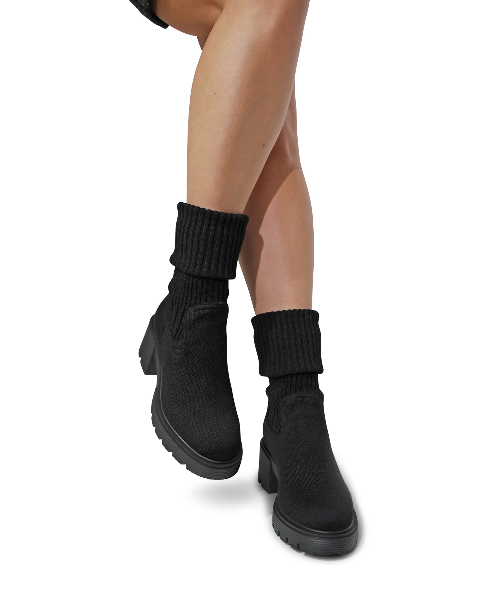 Belle & Bloom Tokyo Lights Rib Sock Boot