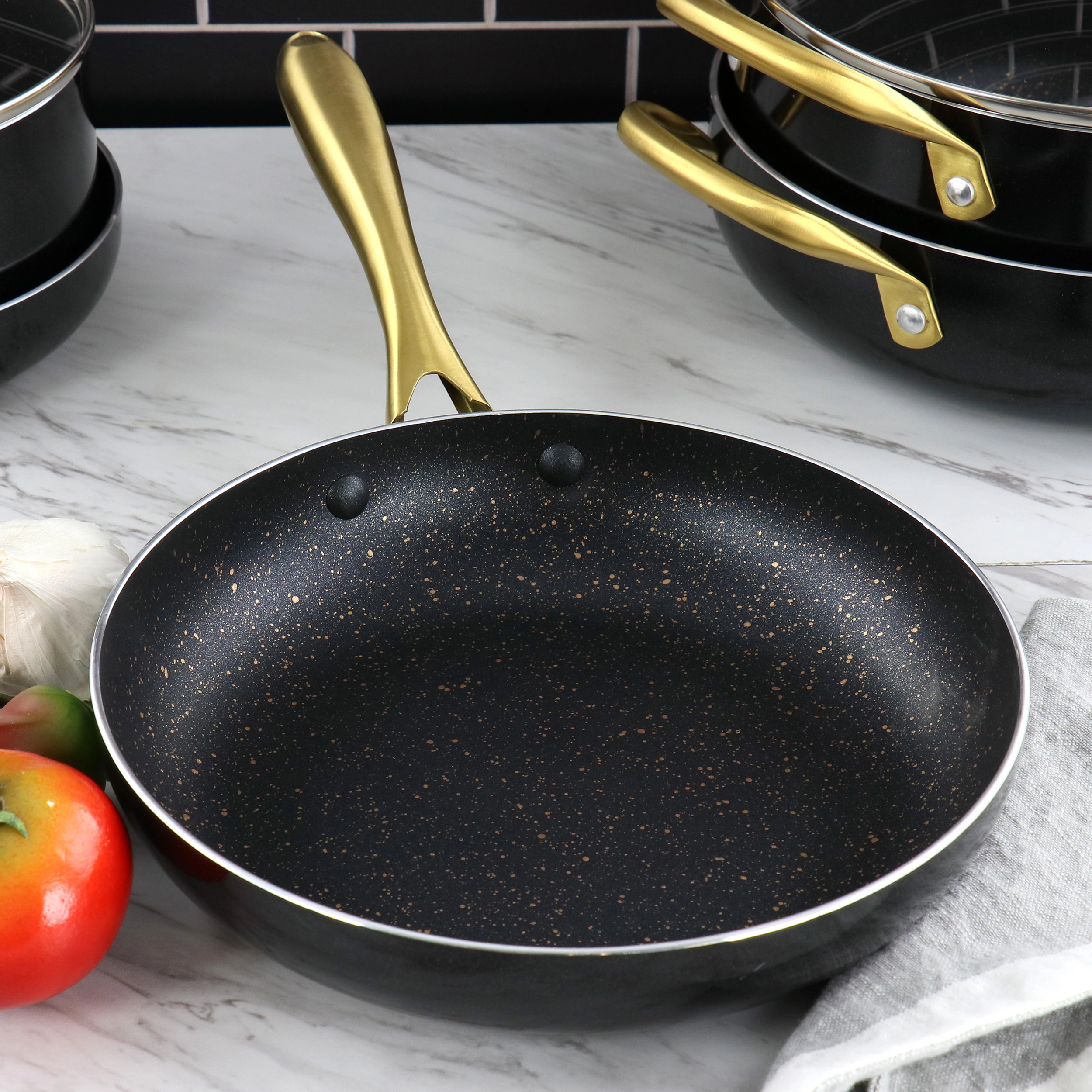 Gibson Home Ellsworth Inch Aluminum Nonstick Frying Pan
