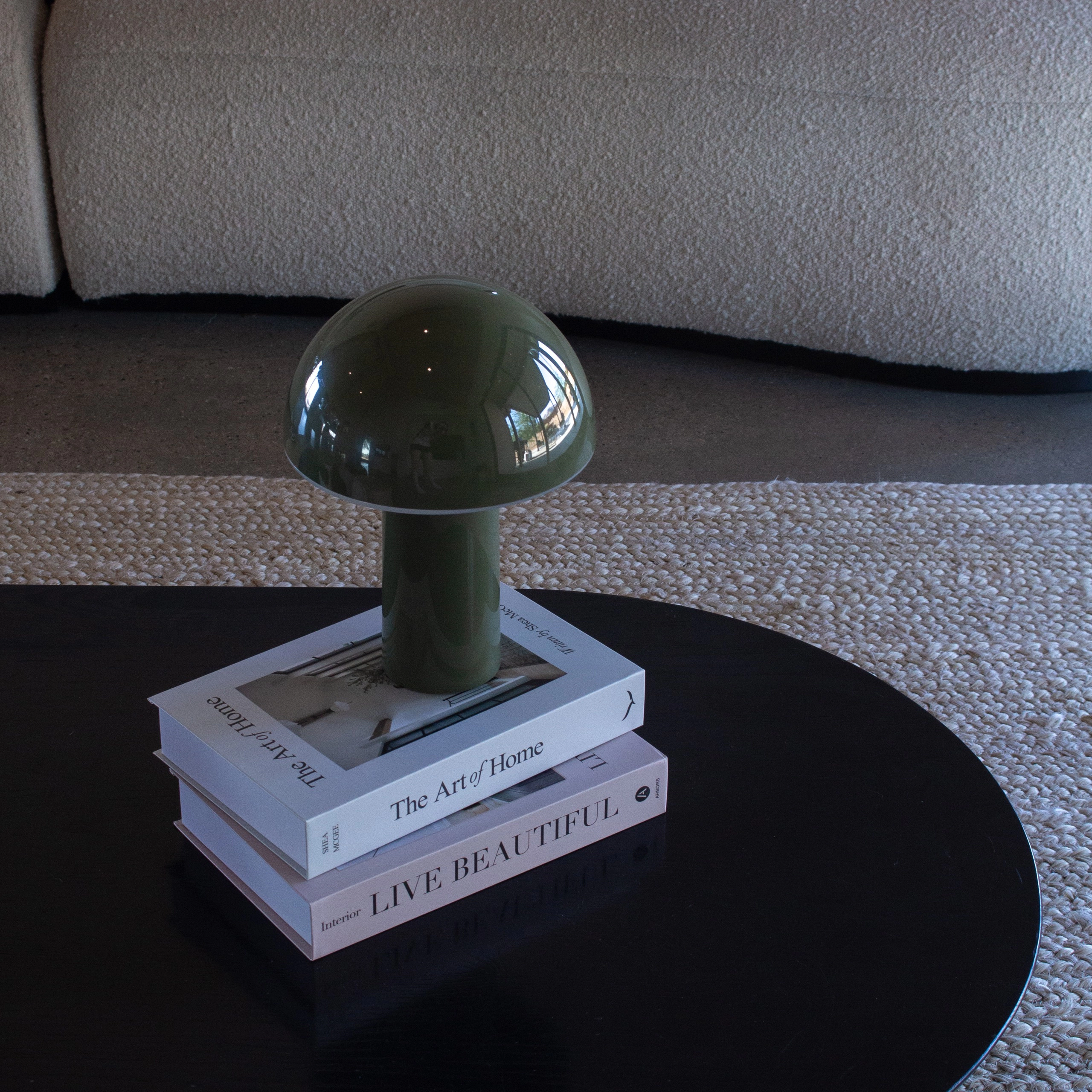Brightech Celia Portable Mushroom Table Lamp
