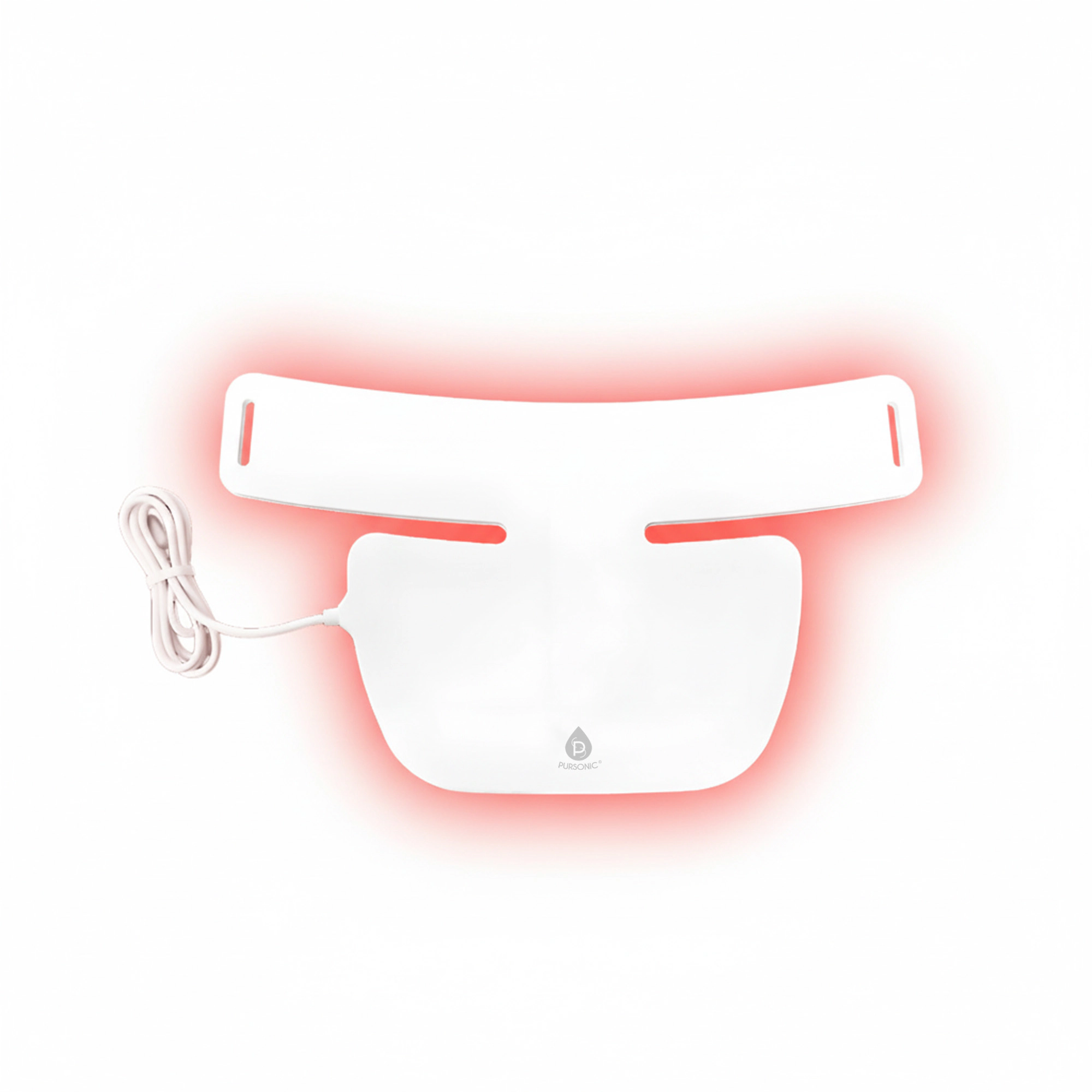 Pursonic Unisex LED Light Therapy Skincare Device: Collagen Boost & Anti-Aging Neckplate for Neck & Décolleté Care