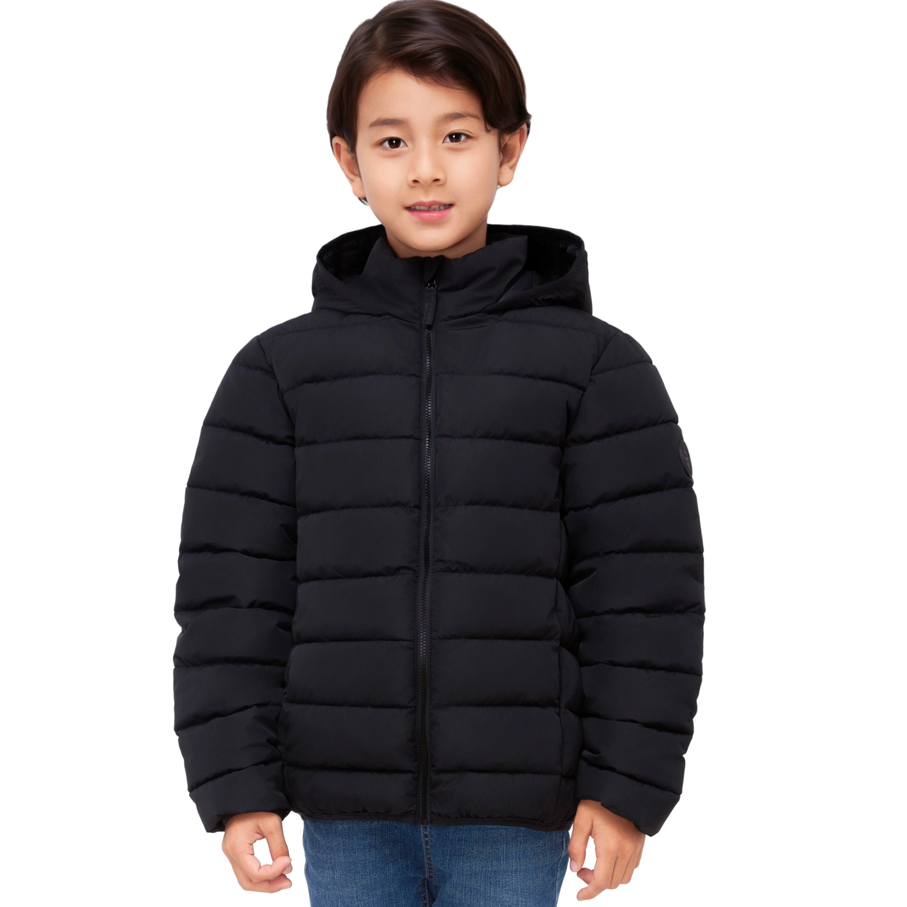 Rokka&Rolla Little & Big Kid Boys Hudson Lightweight Hooded Puffer Jacket