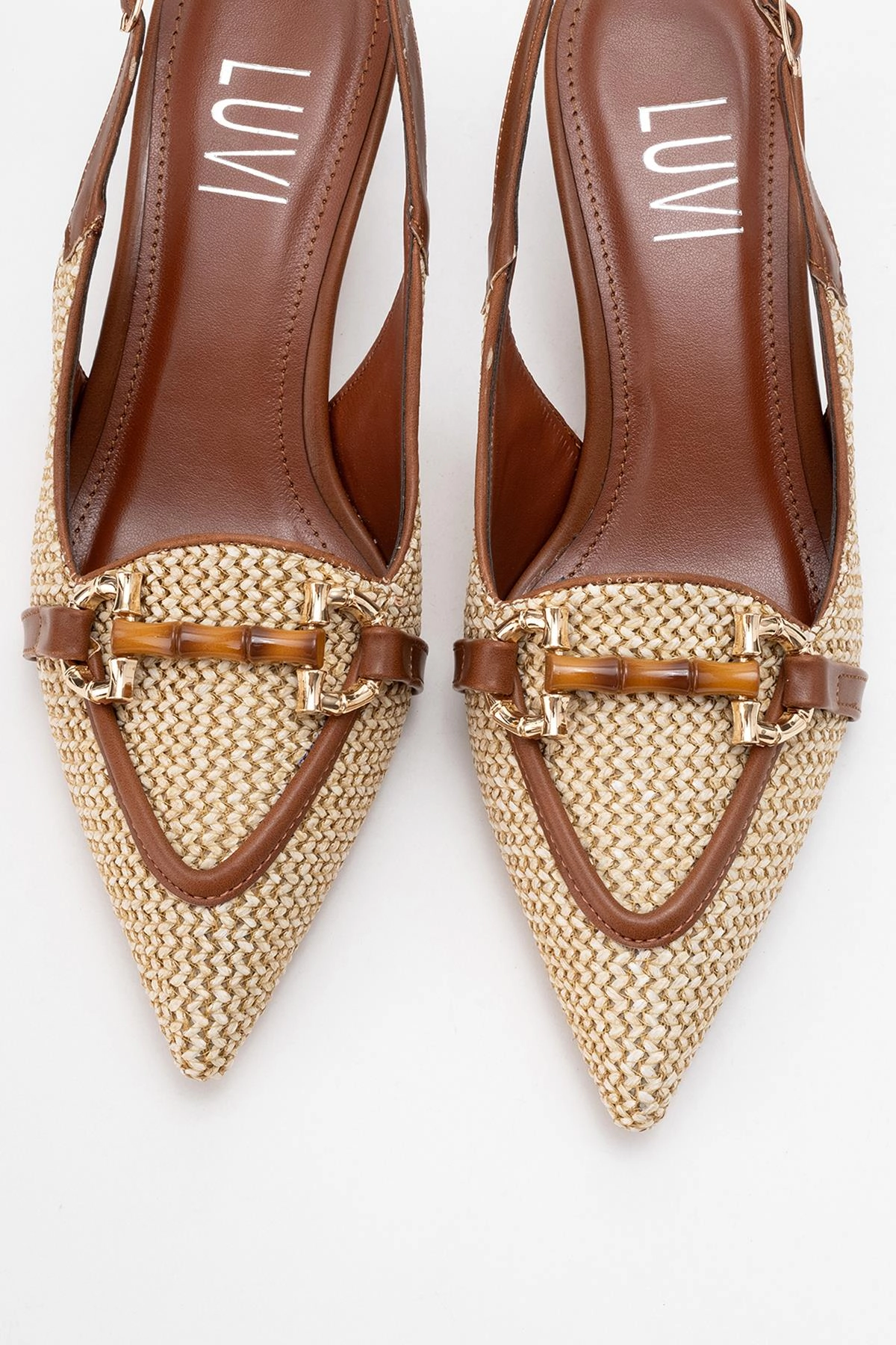 Prologue Shoes Womens Osca Pointed Toe Buckled Slingback Pump